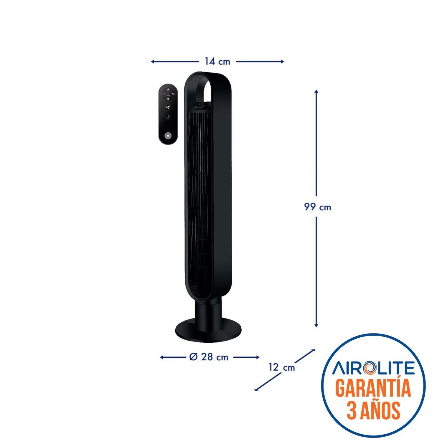 Ventilador Torre Pie Purificador Aire Vt08r Wifi Airolite Control Remoto-6