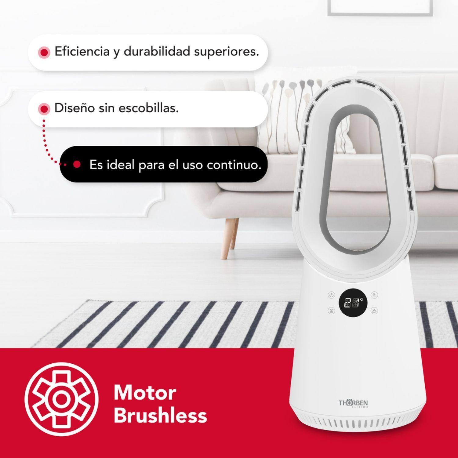 Ventilador Escritorio Pie Silencioso Thor Bladeless Digi Fan Thorben-4