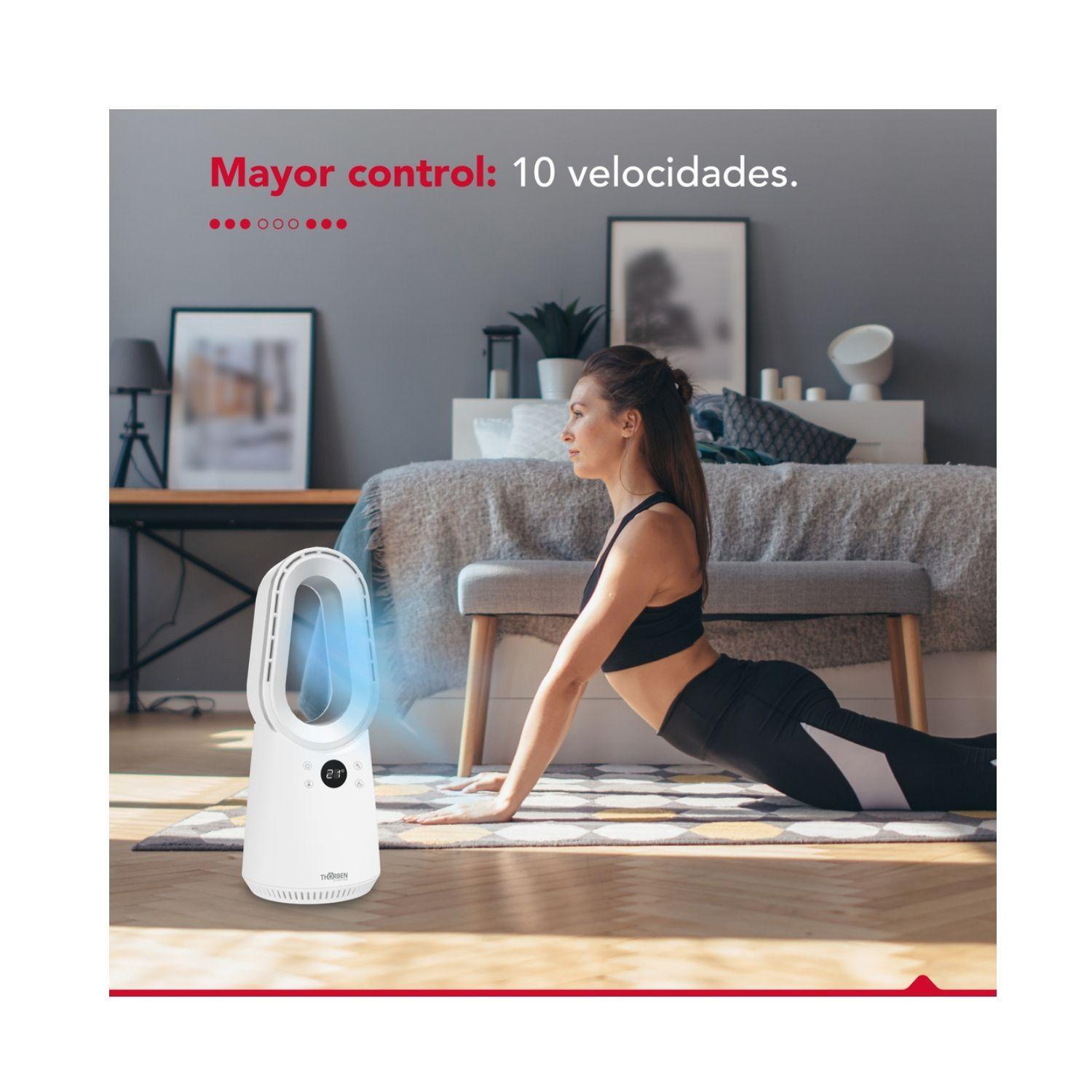 Ventilador Escritorio Pie Silencioso Thor Bladeless Digi Fan Thorben-7