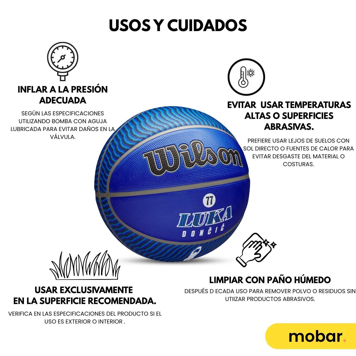 Balon Basquetbol Basketball N 7 Wilson Nba Icon Luka Doncic-9