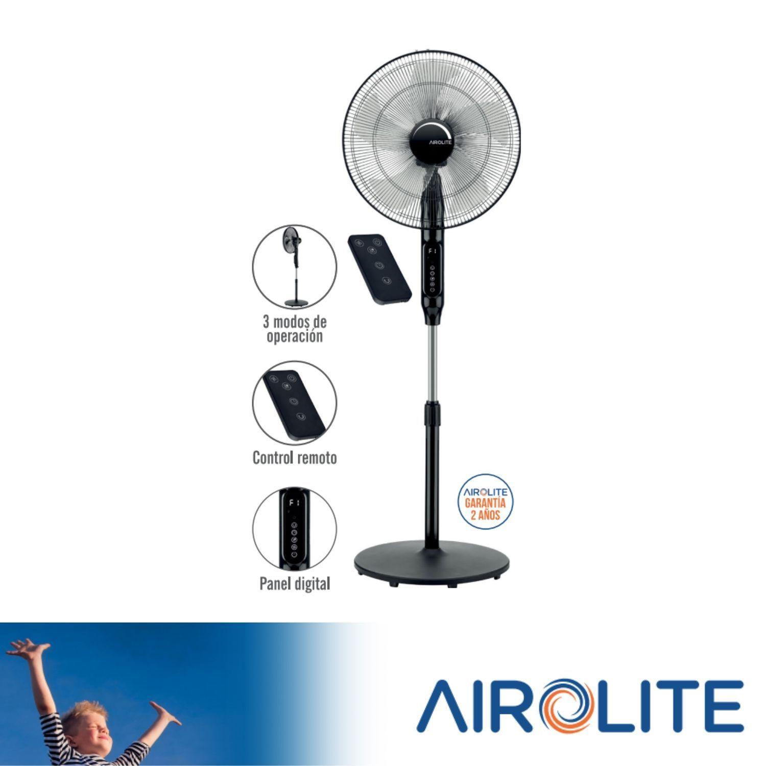 Ventilador Pedestal Pie Silencioso C/r 16 V16p8r Airolite-4