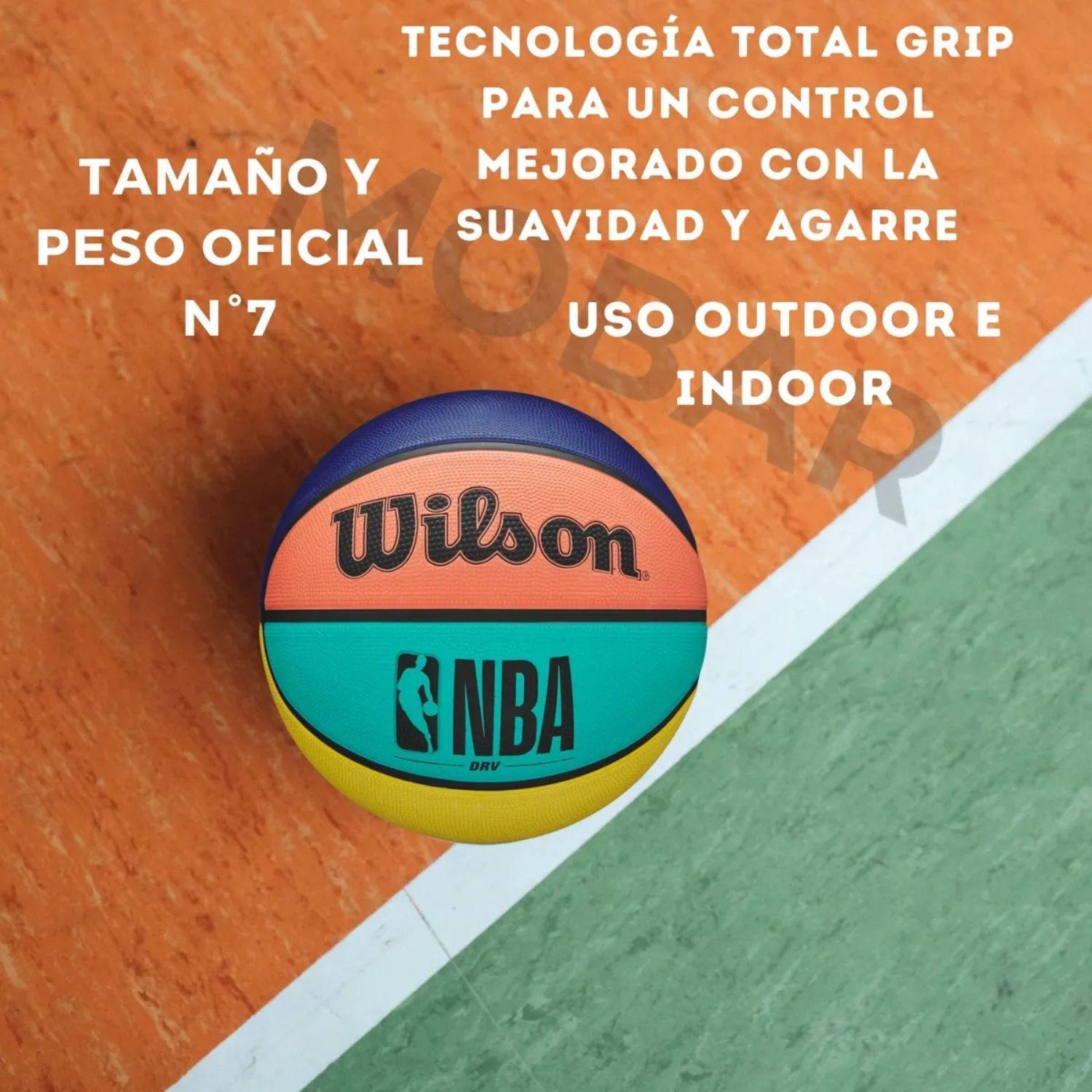 Balon Basquetbol Pelota Basketball Wilson N7 Drv Alternating-7