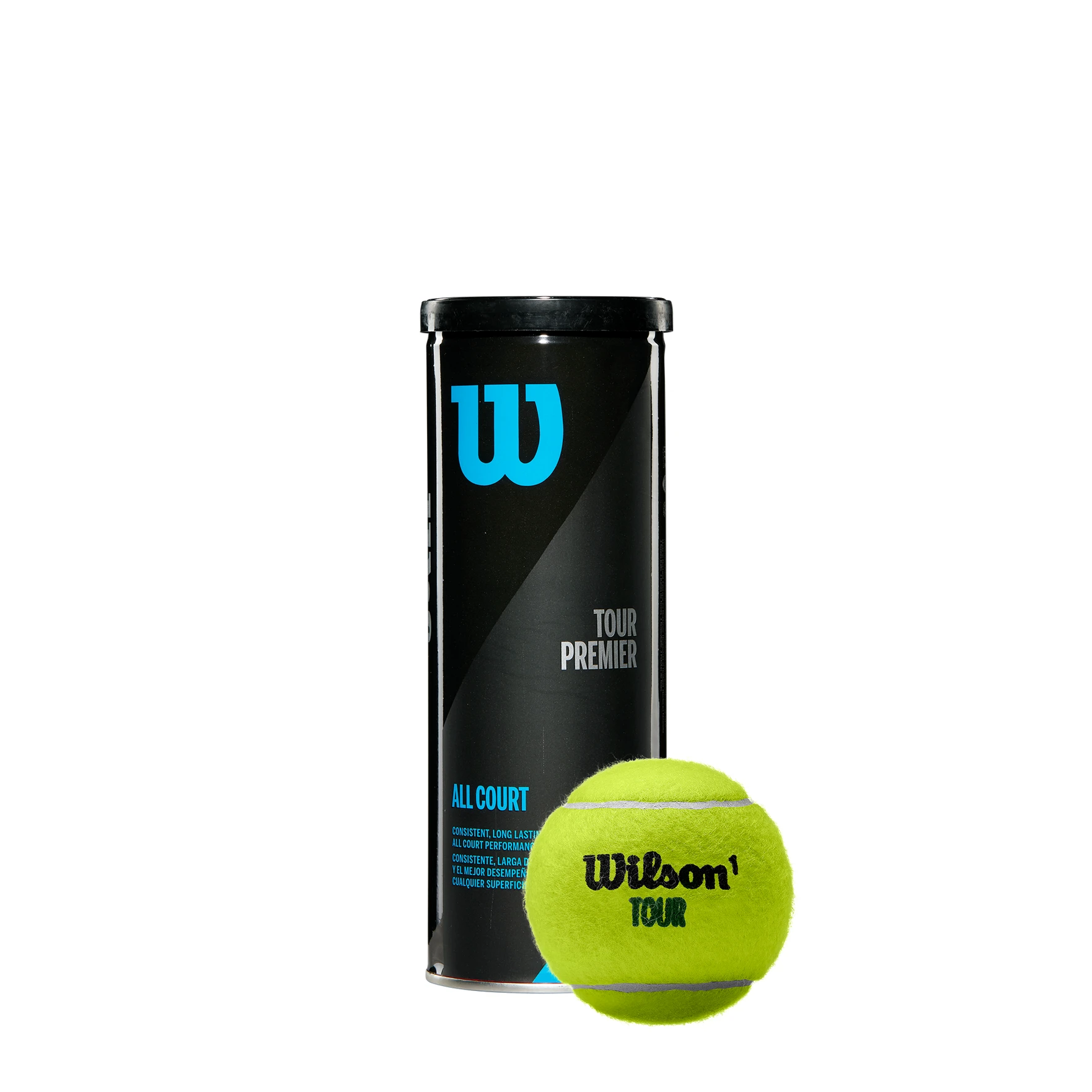 Pelotas Tenis Pelotas Padel Wilson Tour Premier Tarro 3 Unid-0