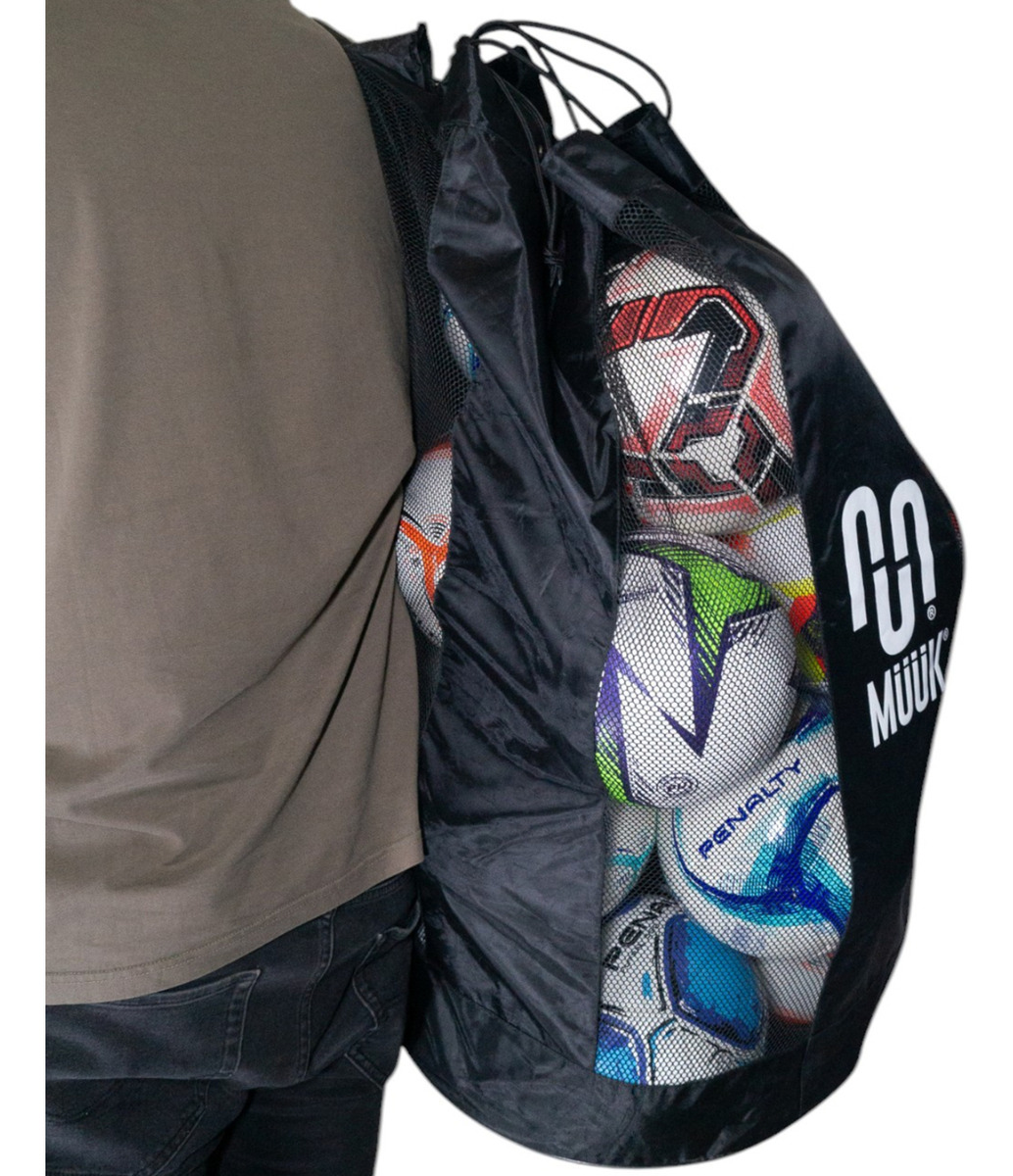 Bolso Balonero Deportivo Traslado De Balones 12 Unids Muuk-3