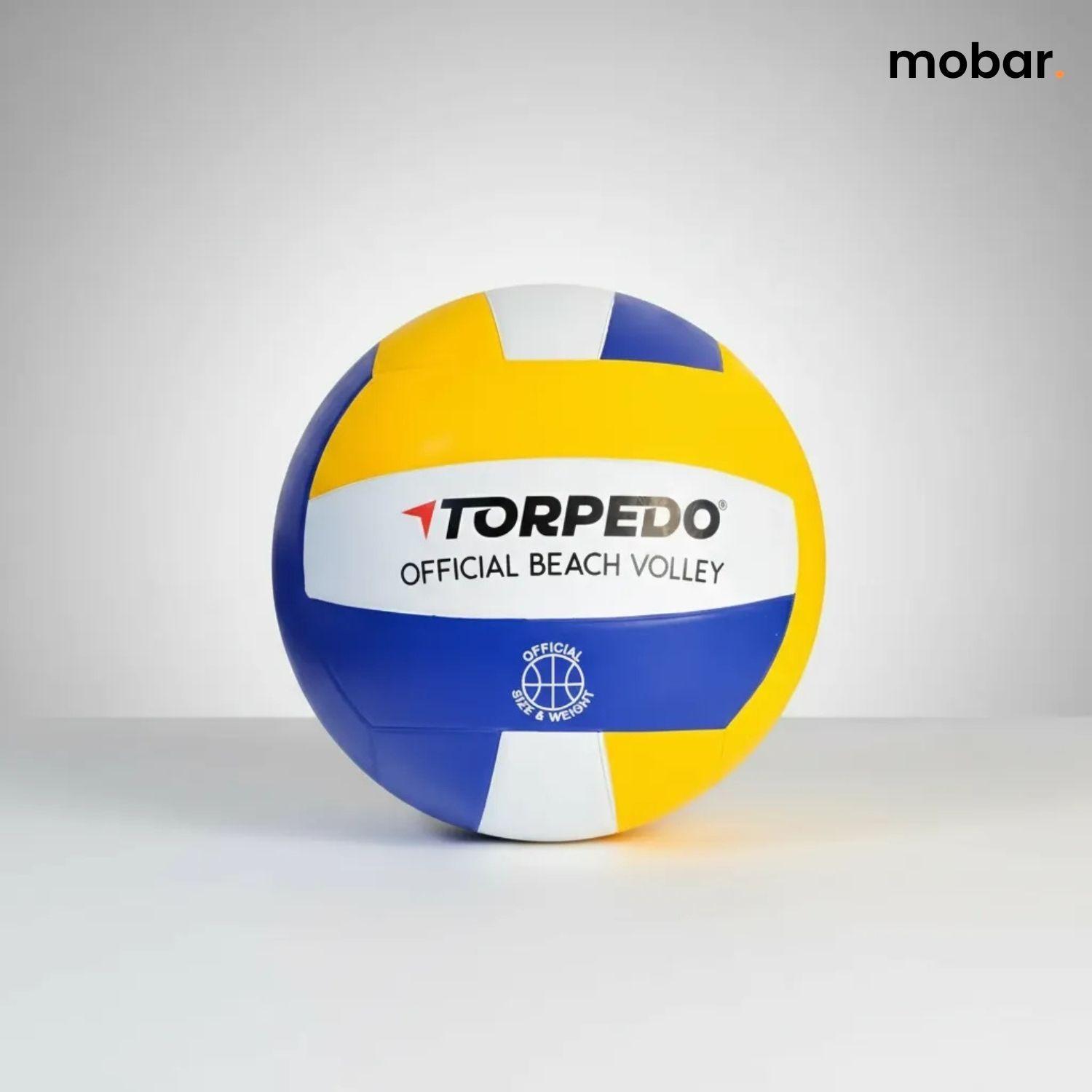 Balon Voleibol Playa Beach Volley N 5 Torpedo Tama o y Peso Oficial-5