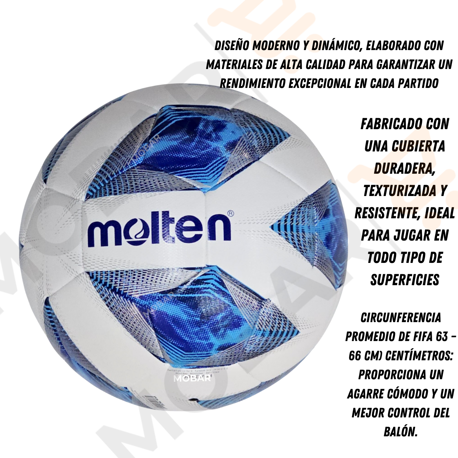 Balon Futsal Pelota Baby Futbol N°4 Molten Vantaggio 3100-4