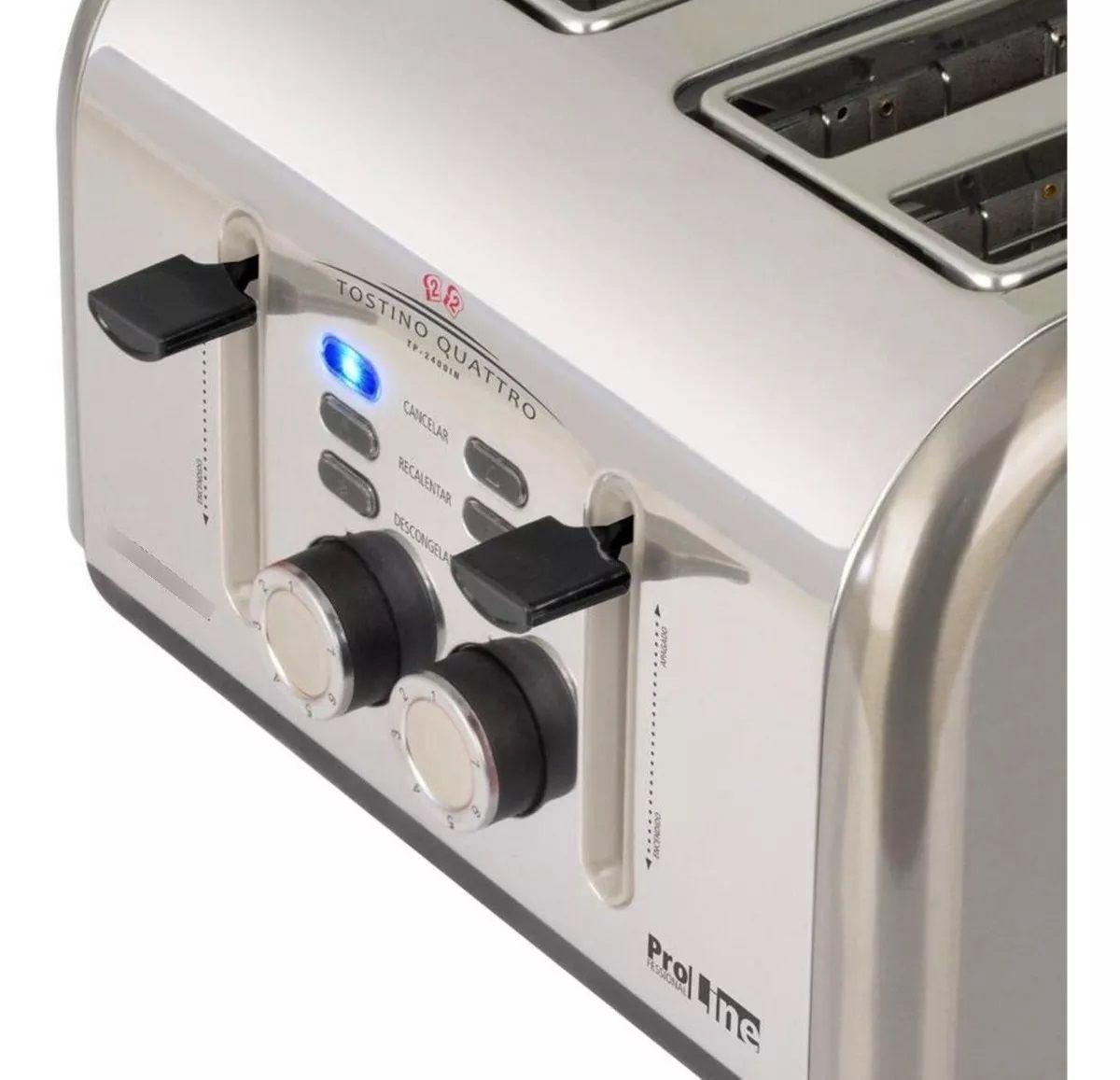 Tostador Eléctrico Pan 4 Rebanadas Sindelen Tp-2400 7niveles-4