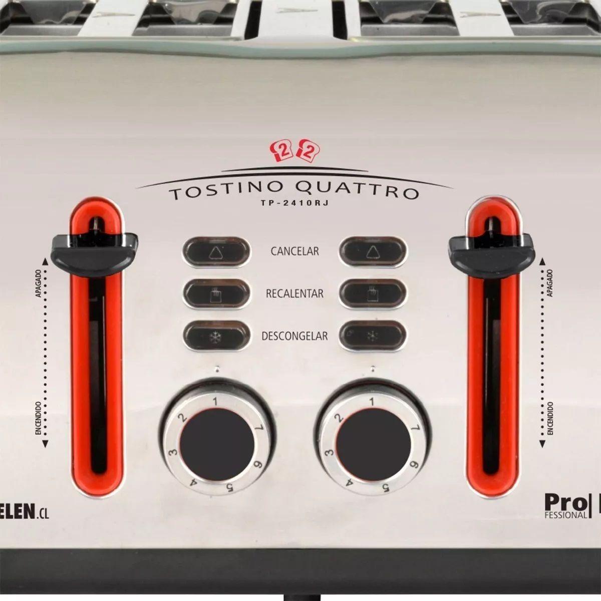 Tostador Eléctrico Pan 4 Rebanadas Sindelen Tp-2400 7niveles-6