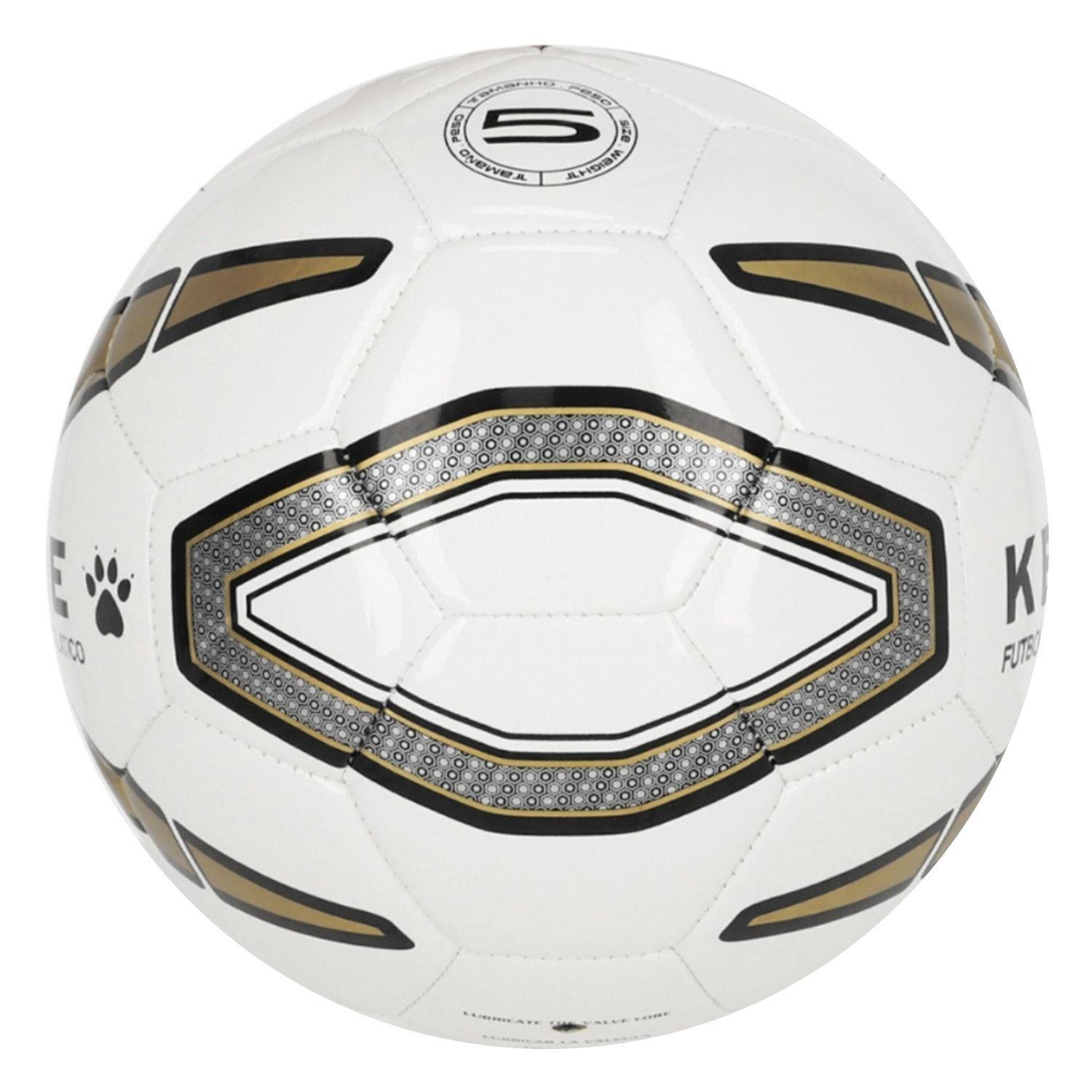 Balon Futbol Galatico N5 Blancodorado Kelme Bote Alto-2