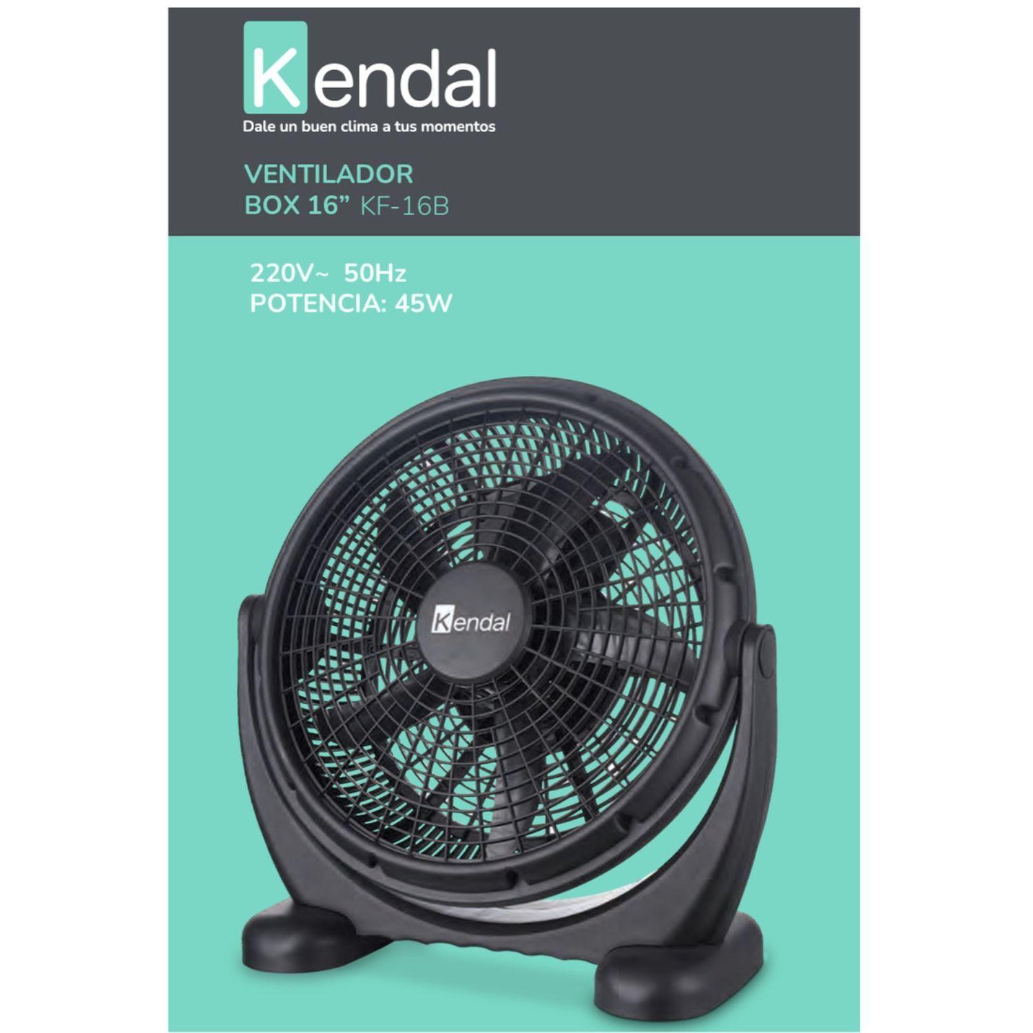 Ventilador Piso Mesa Silencioso Kendal Kf-16b Aspas 40cm 45w-5