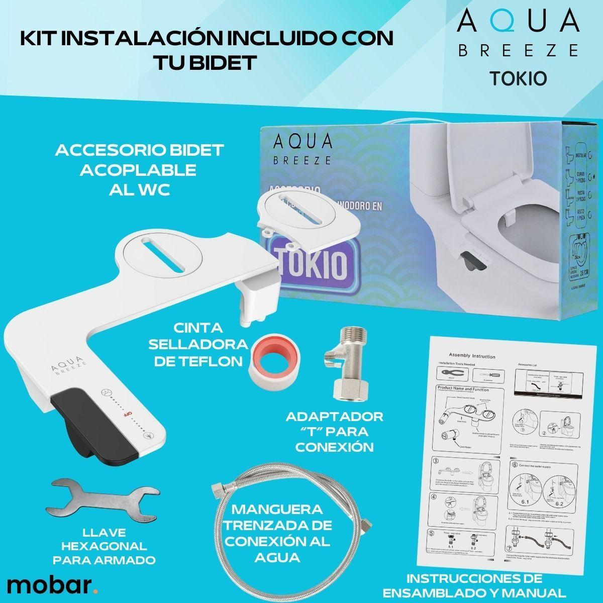Bidet Wc Ducha Arabe Turca Inodoro Lavado Tokio Aquabreeze-3