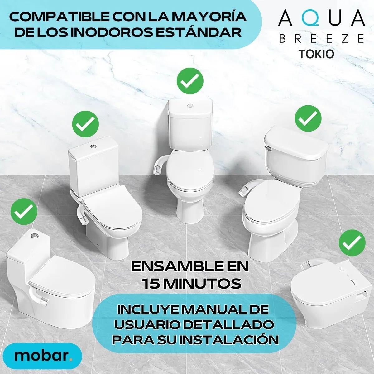Bidet Wc Ducha Arabe Turca Inodoro Lavado Tokio Aquabreeze-7