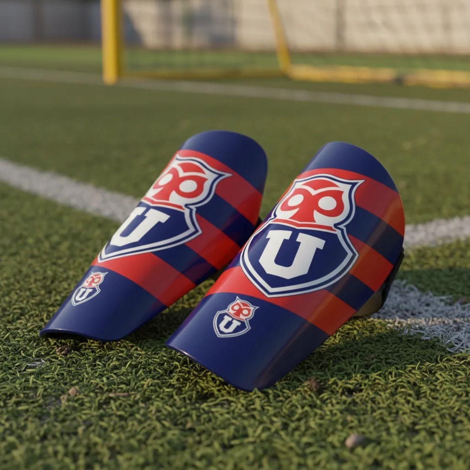 Canilleras Futbol Universidad De Chile Licencia Oficial Rojo-3