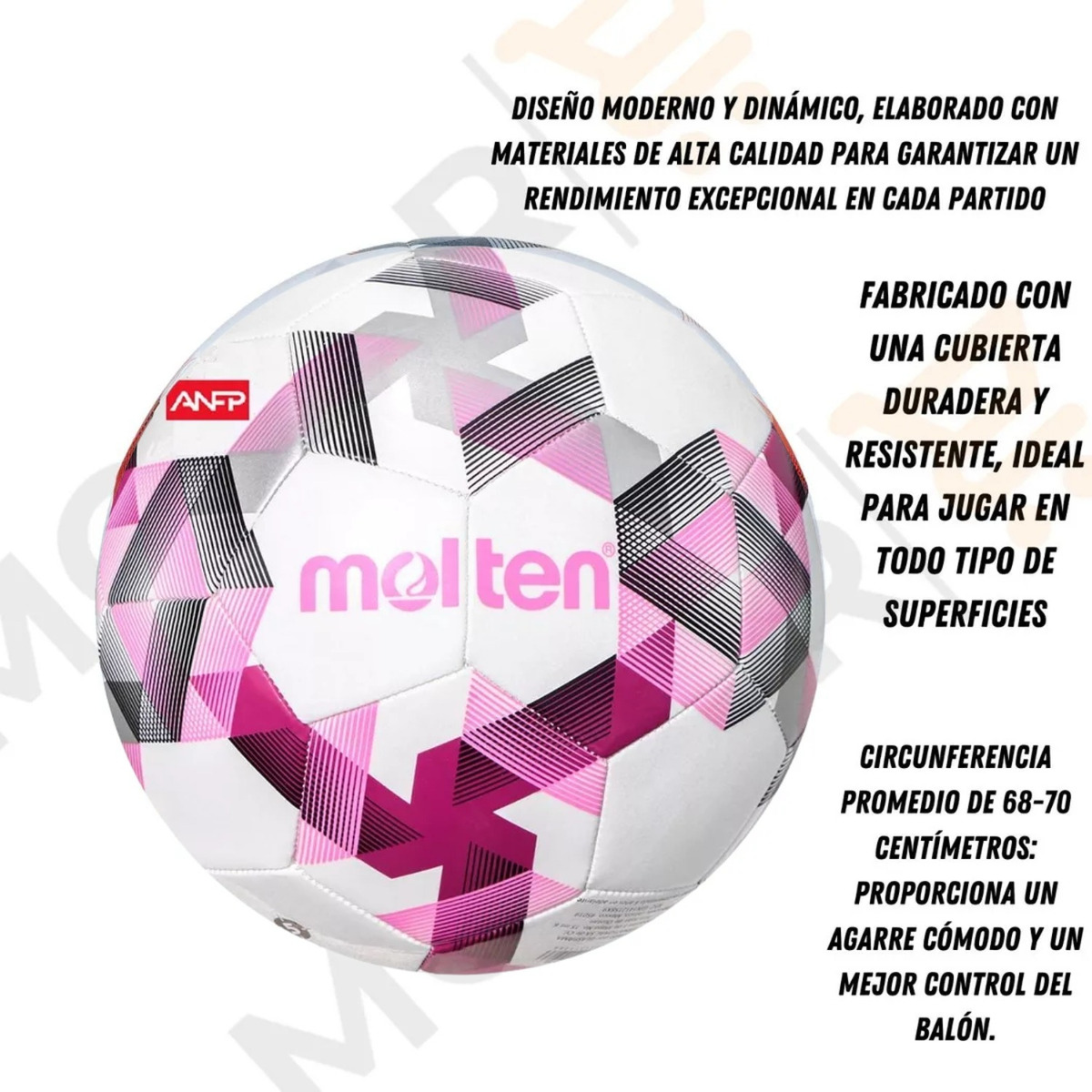 Balon Futbol Pelota N° 5 Molten Vantaggio 1000 Entrenamiento-3