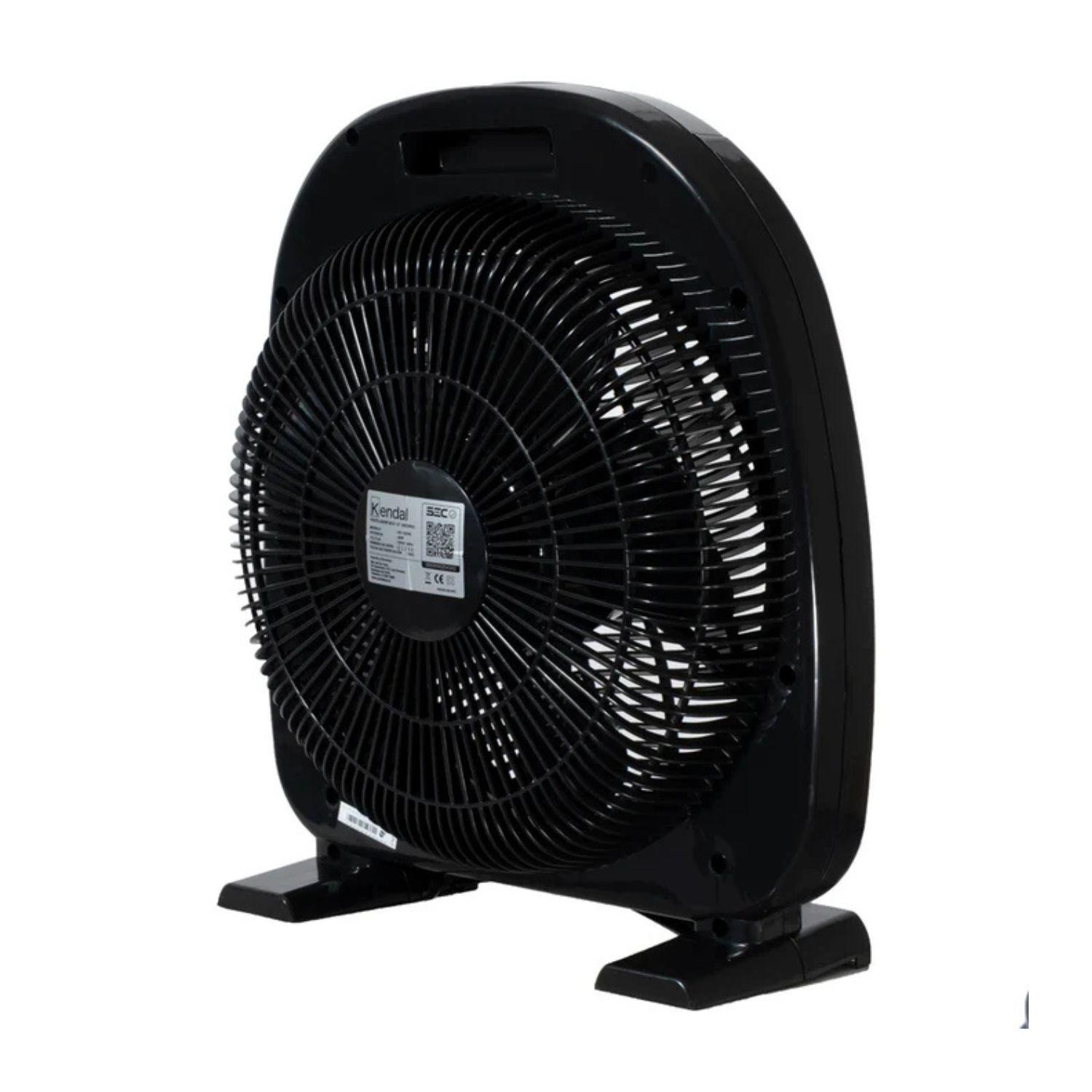 Ventilador Piso Mesa Silencioso Kendal Box Kf-12b3N Timer 120 Min Negro-5