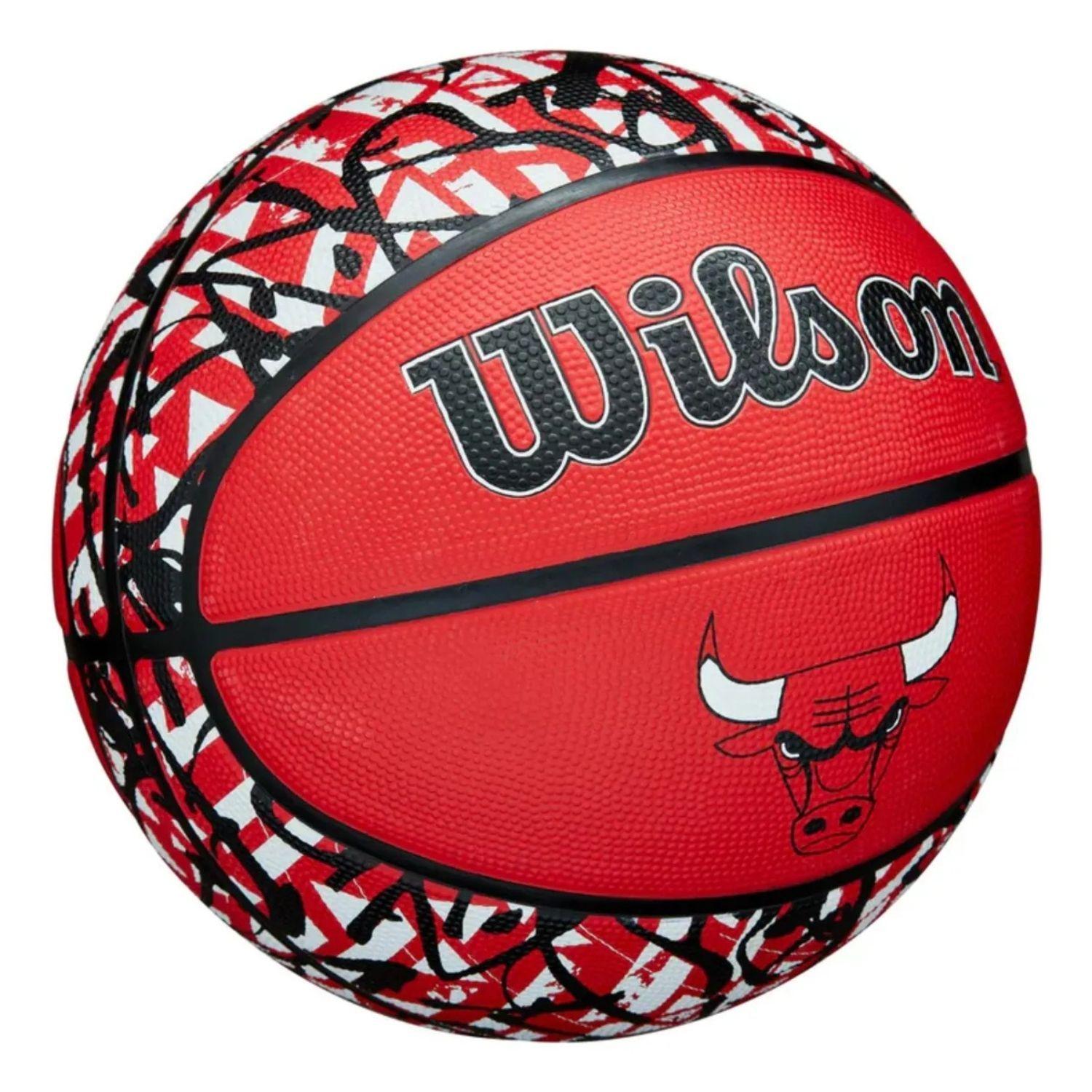 Balon Basquetbol Basketball N7 Wilson Graffiti Chicago Bulls-2