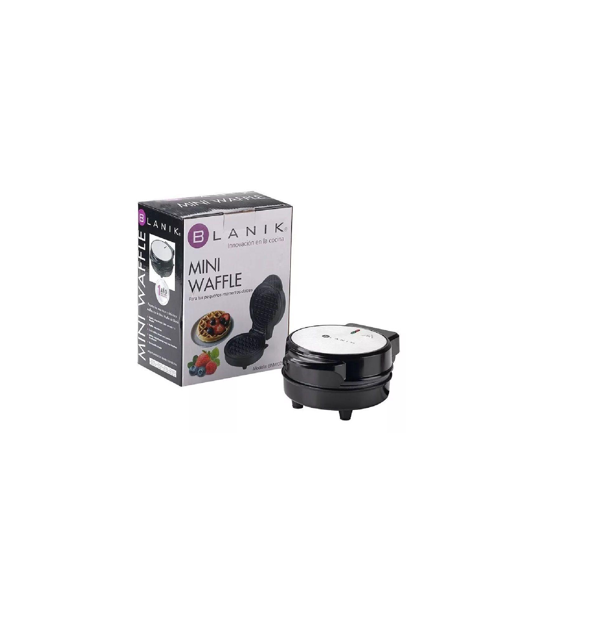 Máquina Mini Waffles Wafles Wafflera Blanik Bmw079 -3