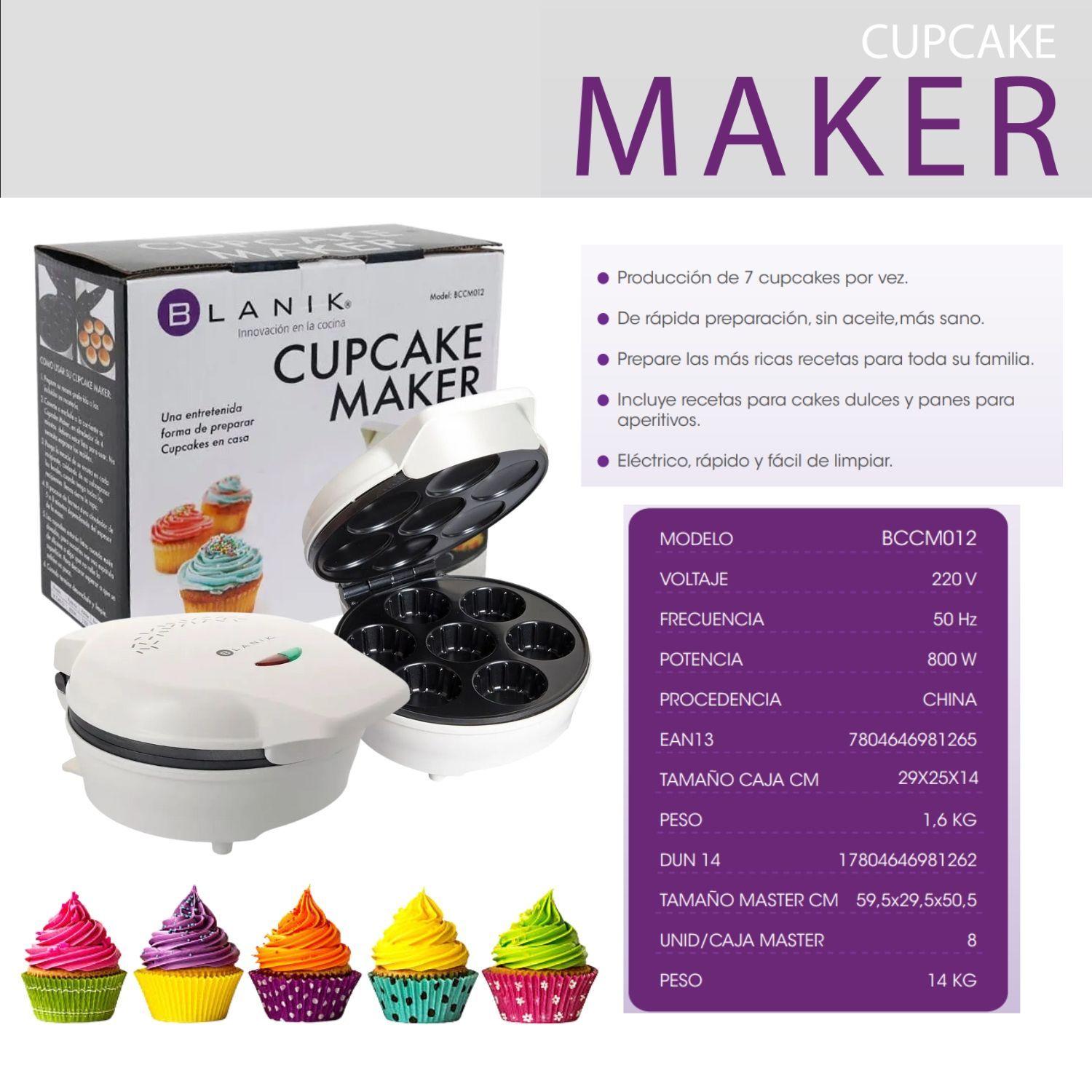 Maquina Cupcake Maker Bccm012 Blanik 7 Cupcakes-6