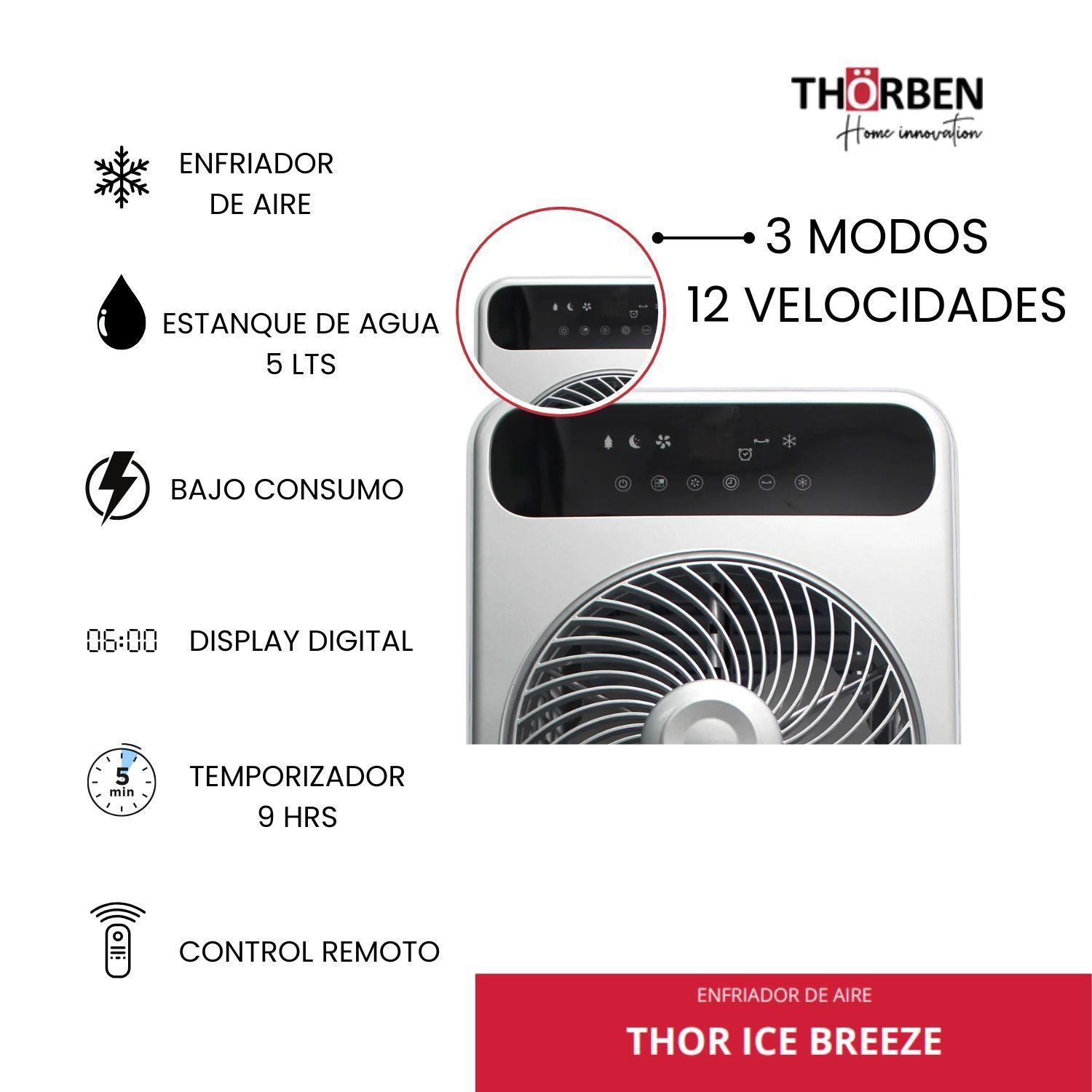 Enfriador Aire Climatizador Digital Thor Ice Breeze Thorben-5