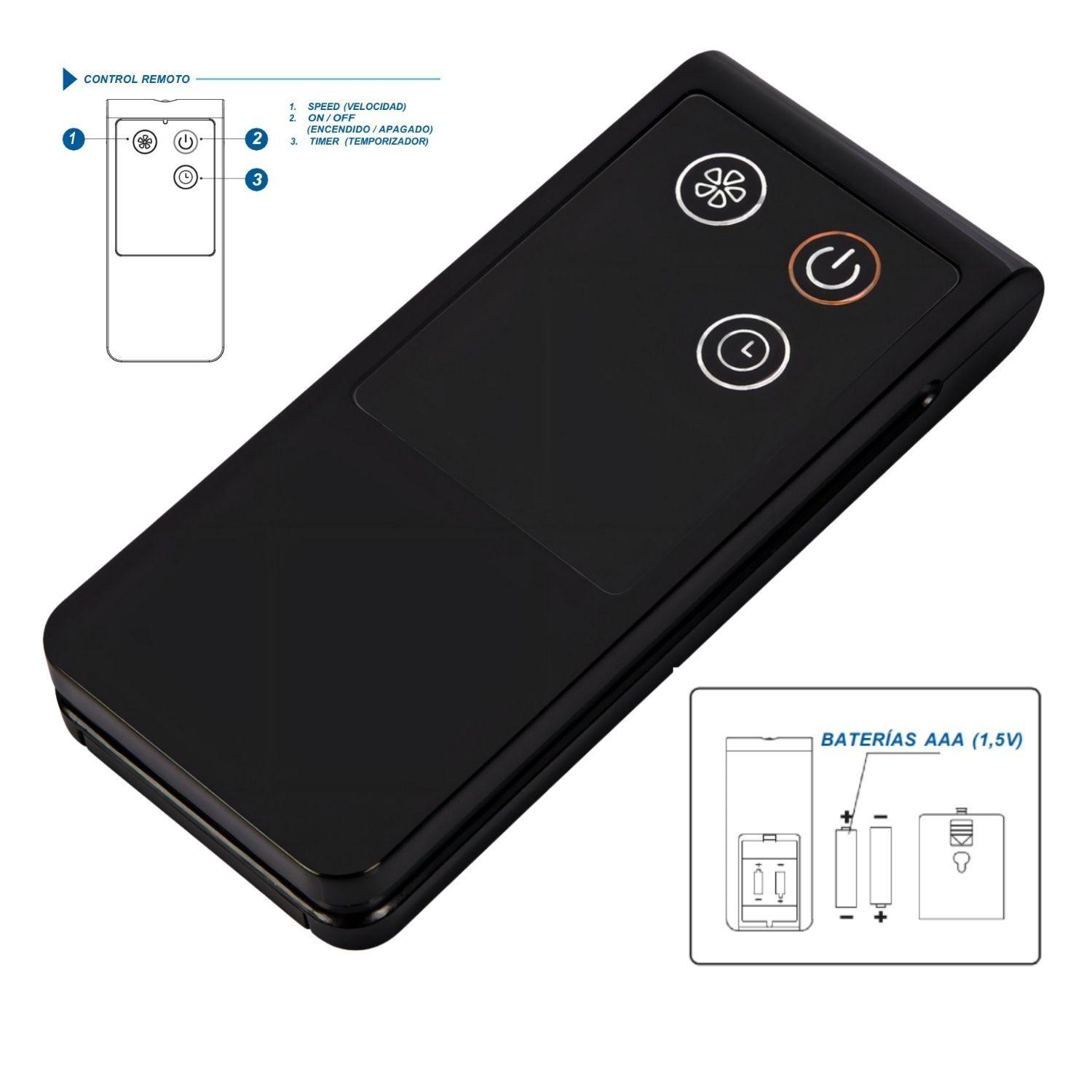 Ventilador Pedestal De Pie 16´´ Control Remoto Kendal Kfr16p-5