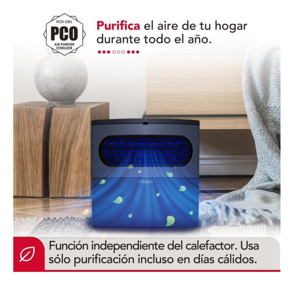 Estufa Infrarroja Calefactor Bajo Consumo Thorben Compact Wifi 3 en 1-5