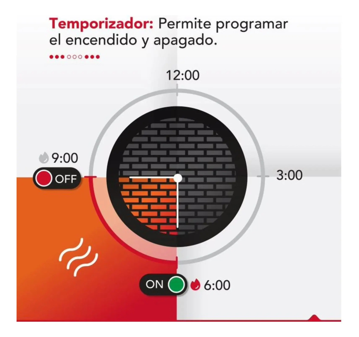Estufa Infrarroja Calefactor Bajo Consumo Thorben Compact Wifi 3 en 1-6