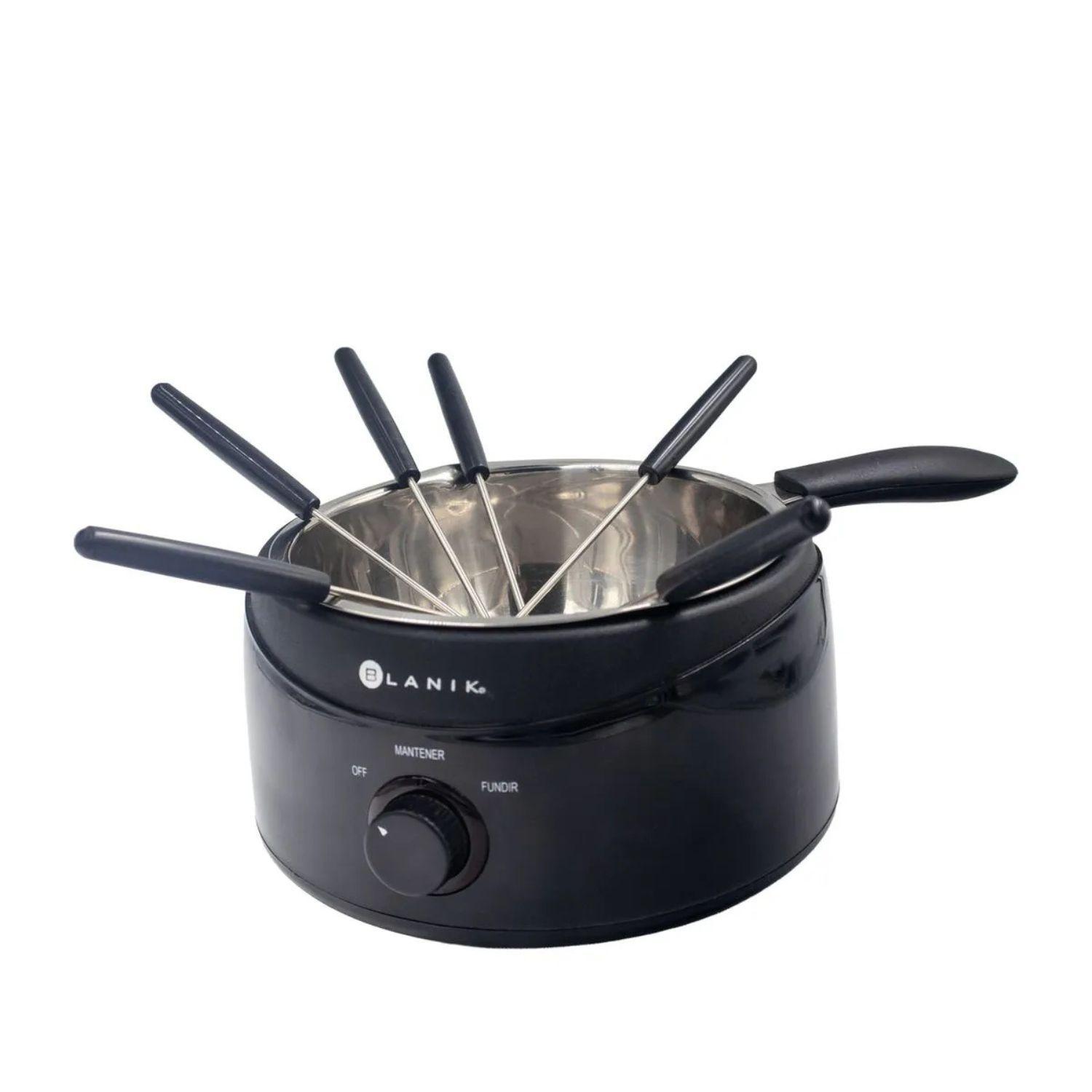 Fondue Maker Blanik Bfm098 Electrico 1 Litro Con 6 Pinchos-8