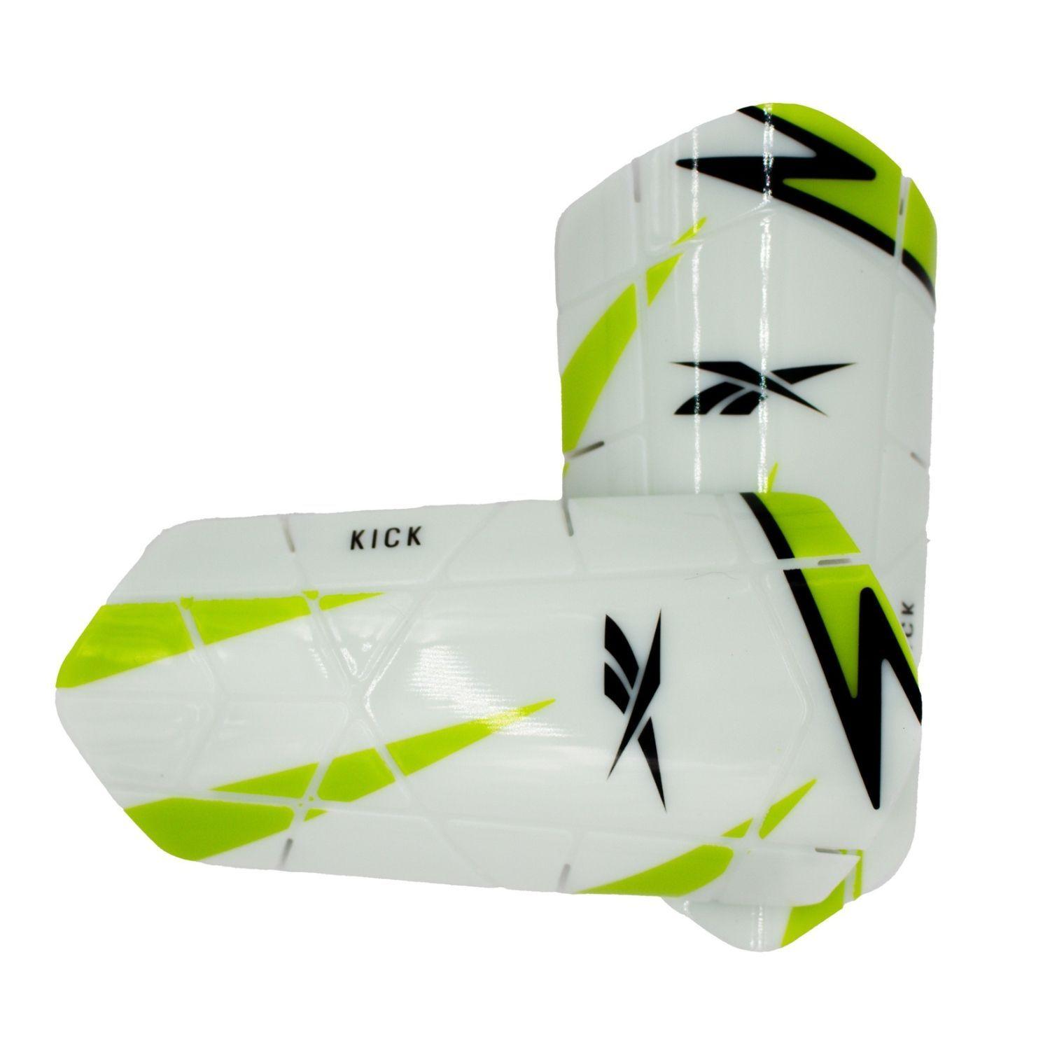 Canilleras Futbol Espinilleras Deportivas Reebok Kick Adulto Verde Negro-3