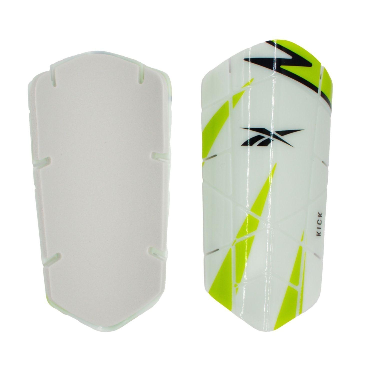 Canilleras Futbol Espinilleras Deportivas Reebok Kick Adulto Verde Negro-4