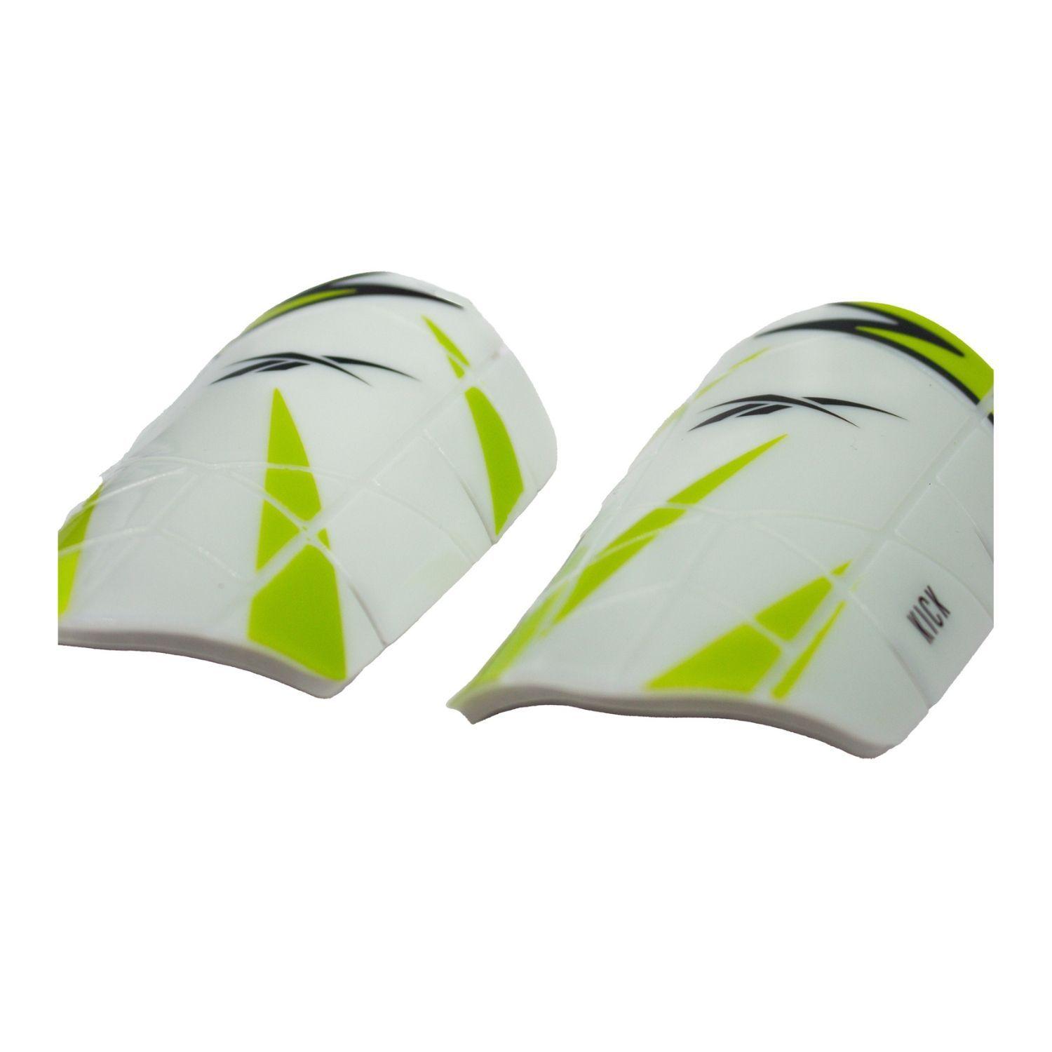 Canilleras Futbol Espinilleras Deportivas Reebok Kick Adulto Verde Negro-5