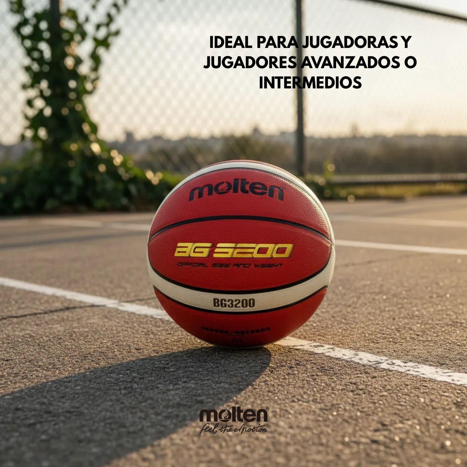 Balon Basquetbol Basketball Pelota Bg3200 N 7 Molten Indoor Outdoor-5