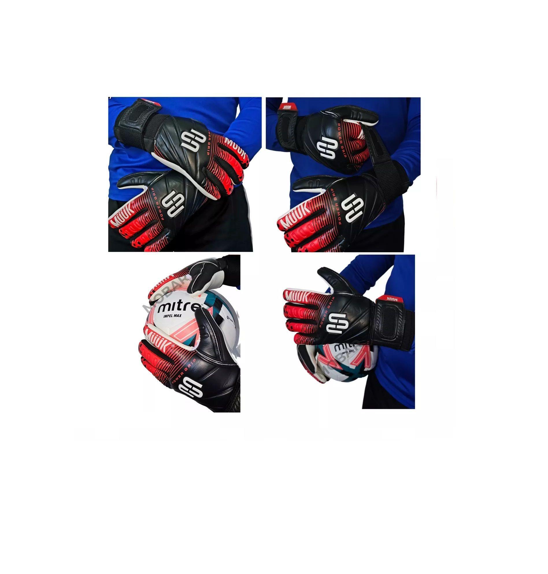 Guantes Arquero Portero Muuk Training Sin Férula Cierrvelcro-2