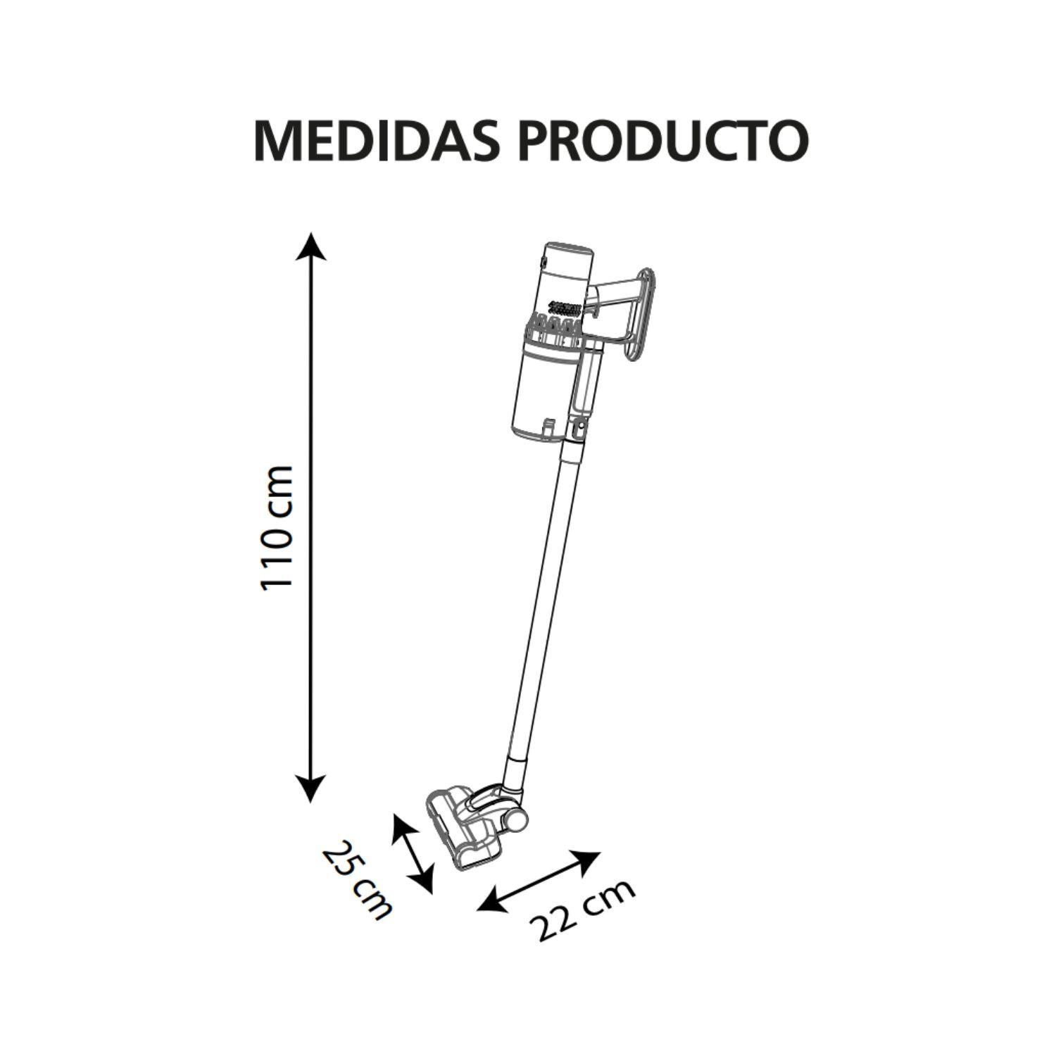 Aspiradora Vertical Inalambrica 200w Api-200si Sindelen-6