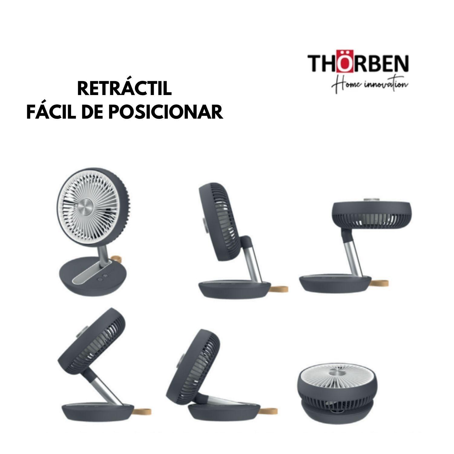 Ventilador Escritorio Silencioso 4velocidades Thor Flex Ifan Thorben-5