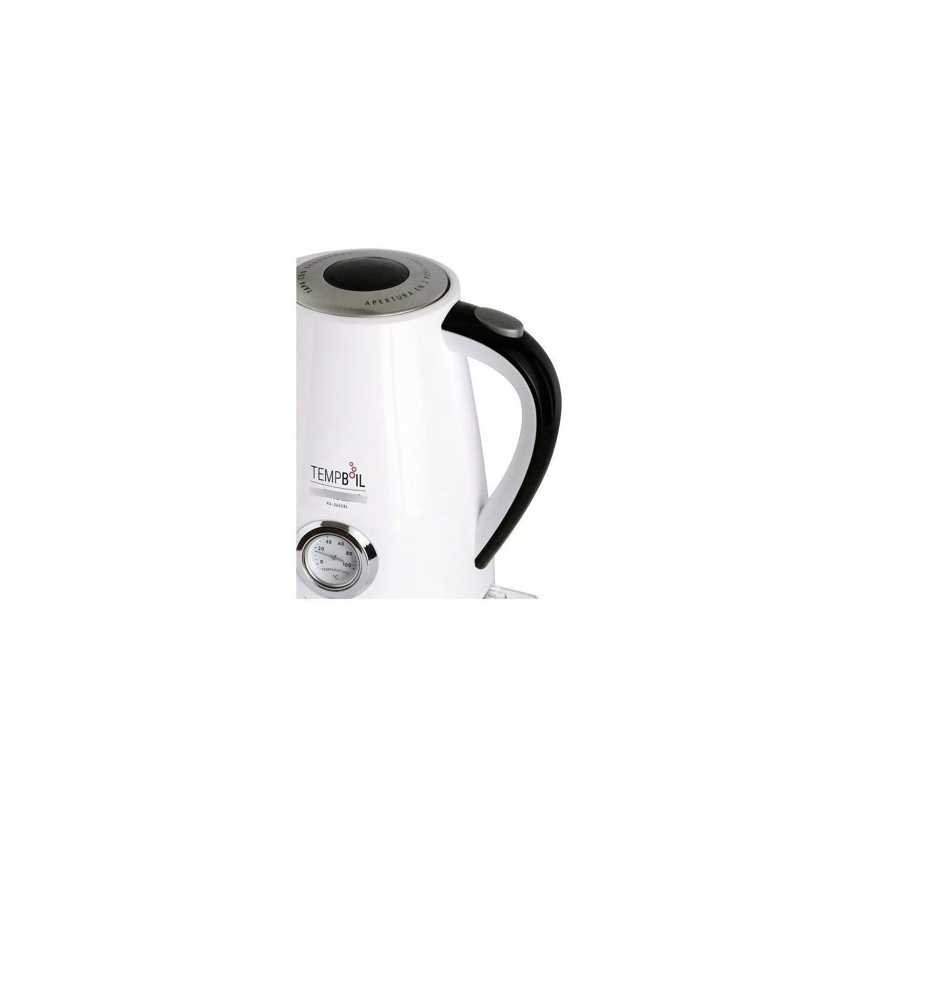 Hervidor De Agua Sindelen Ha-2660bl 1,7lt Reloj Termómetro-4