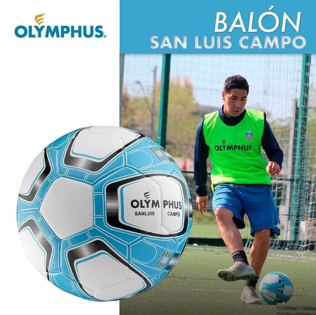Balon Futbol N5 Oficial Olymphus San Luis Thermo Sellado Pro-4