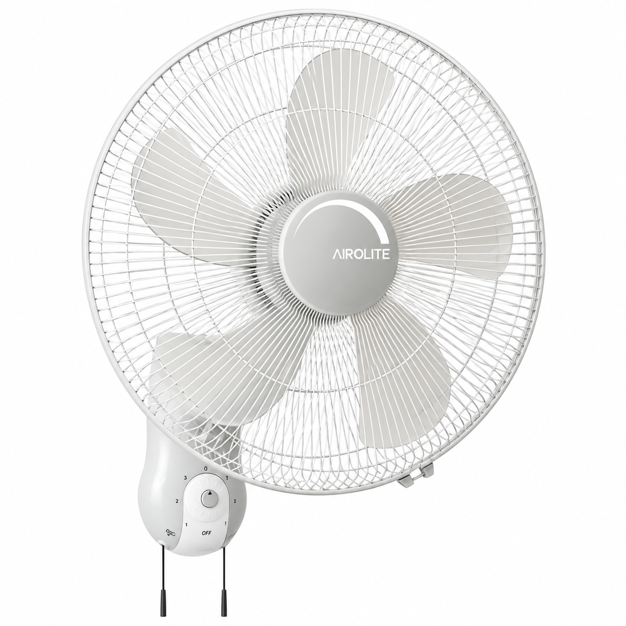 Ventilador Pared Muro Silencioso Con Piola V16m6 Airolite-6
