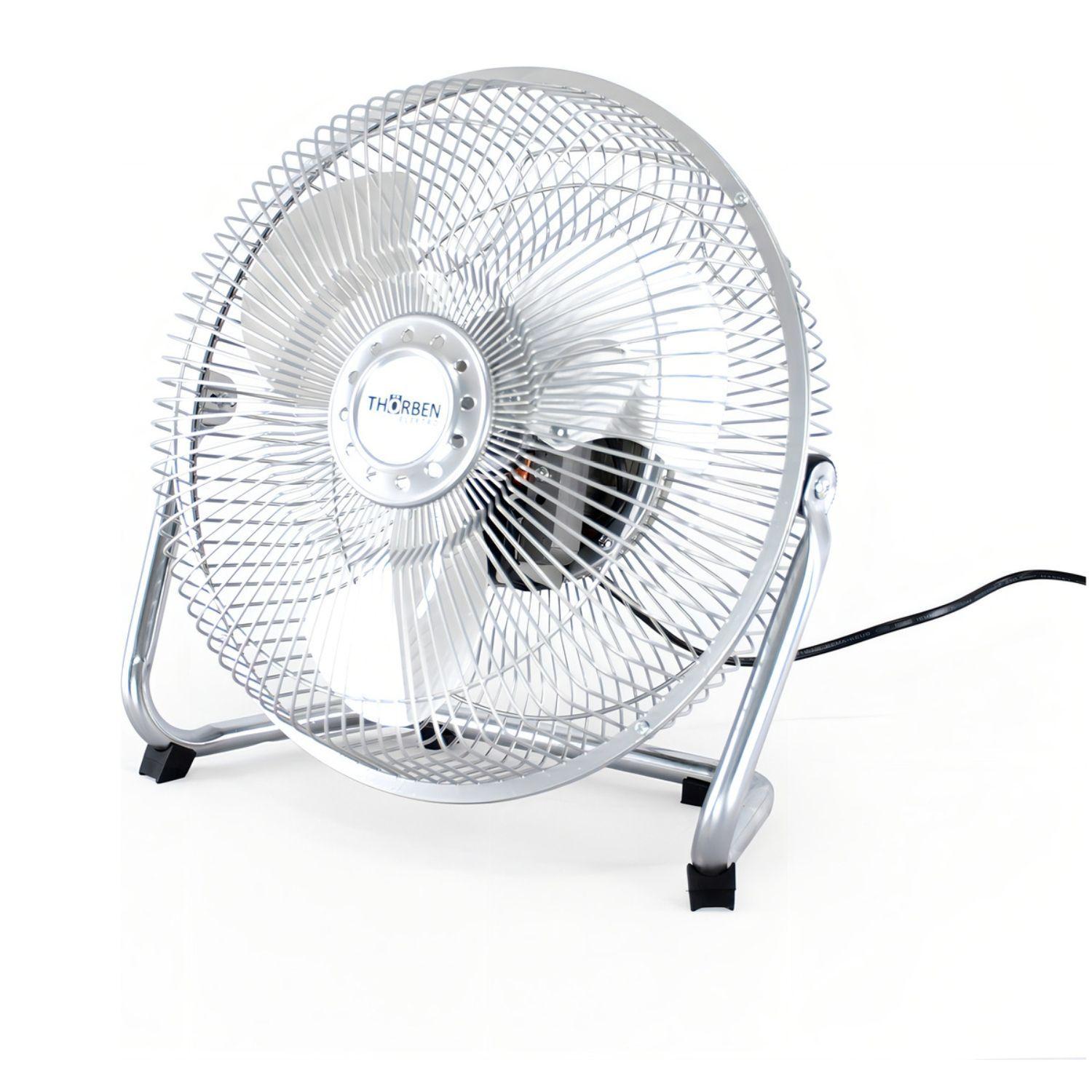 Ventilador Sobremesa Piso Silencioso Thorben Thor Box Metal 9 Pulgadas-2