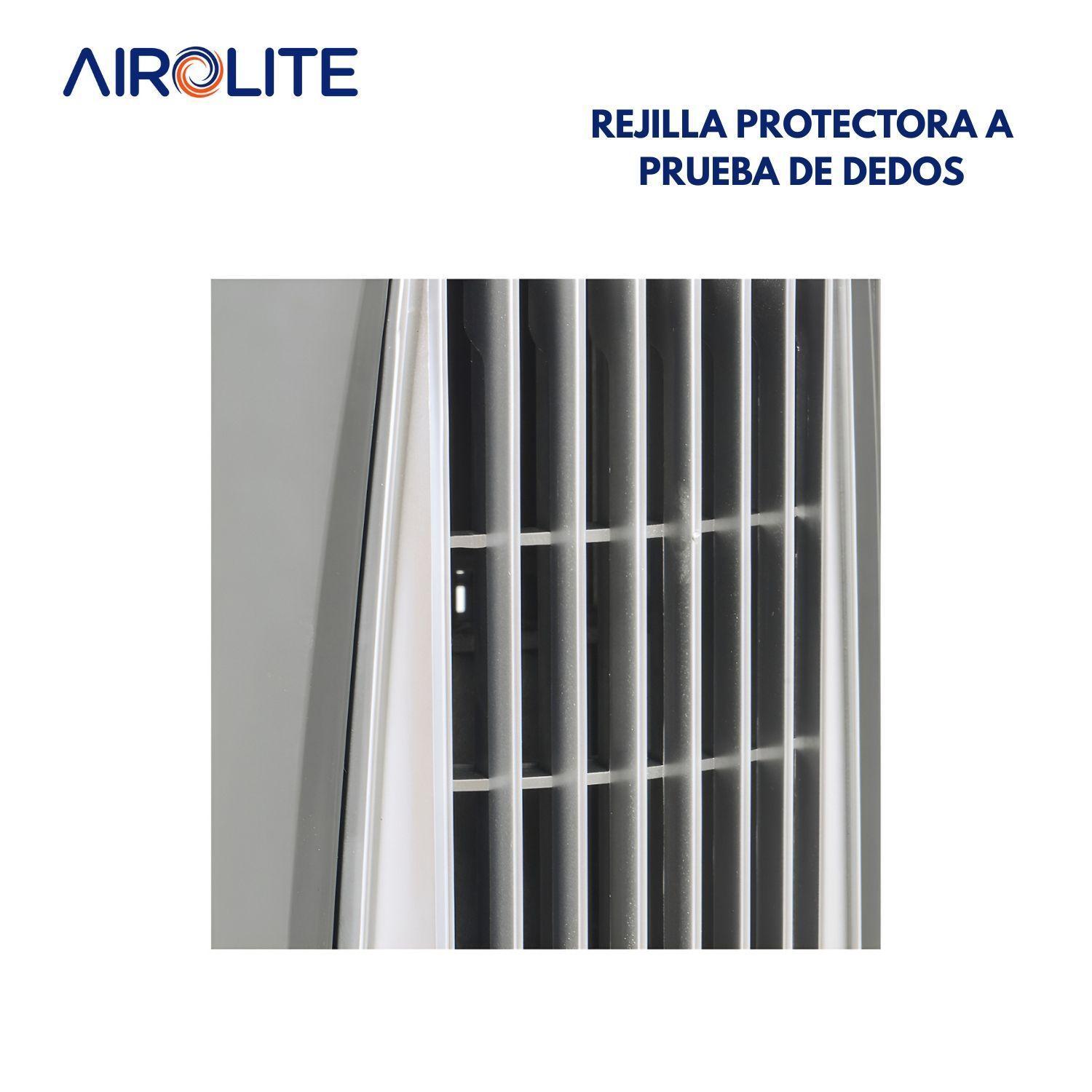 Ventilador Torre Pie Silencioso Control Remoto Vt04r Airolite-5