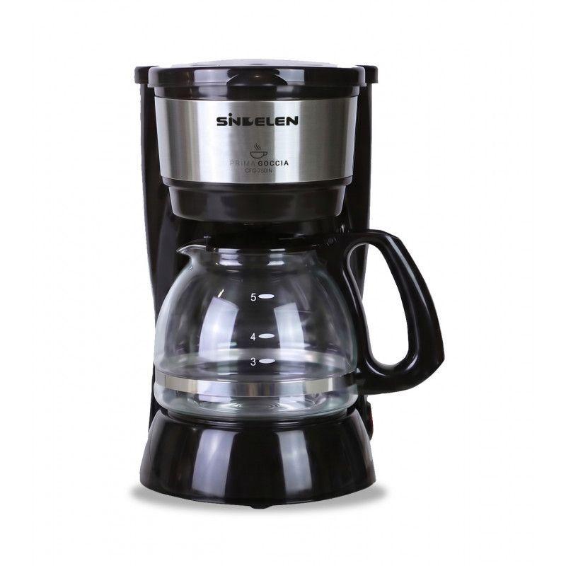 Cafetera Electrica De Goteo Sindelen Cfg 750in 600w 750 Ml-5