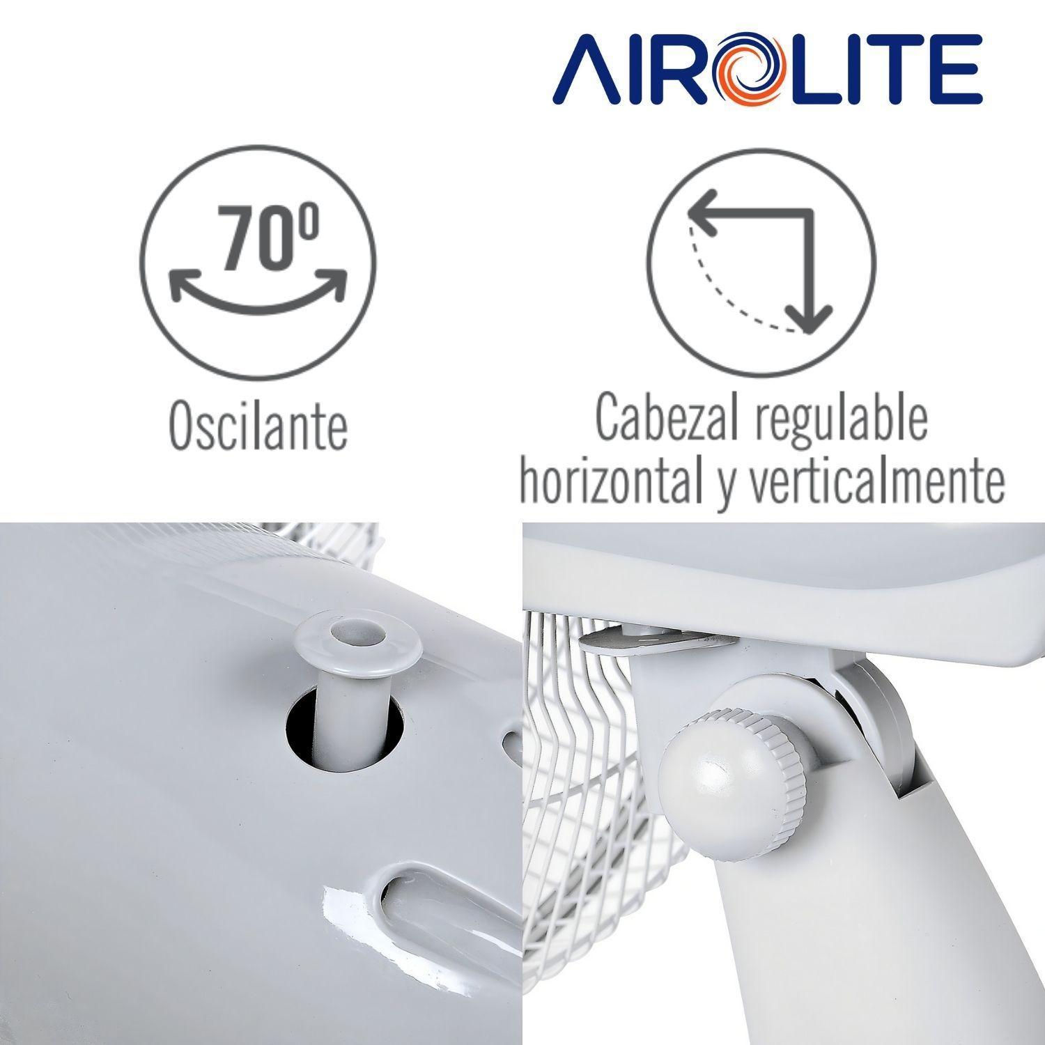 Ventilador Sobremesa Silencioso Oscilante 12 V12s6 Airolite-5