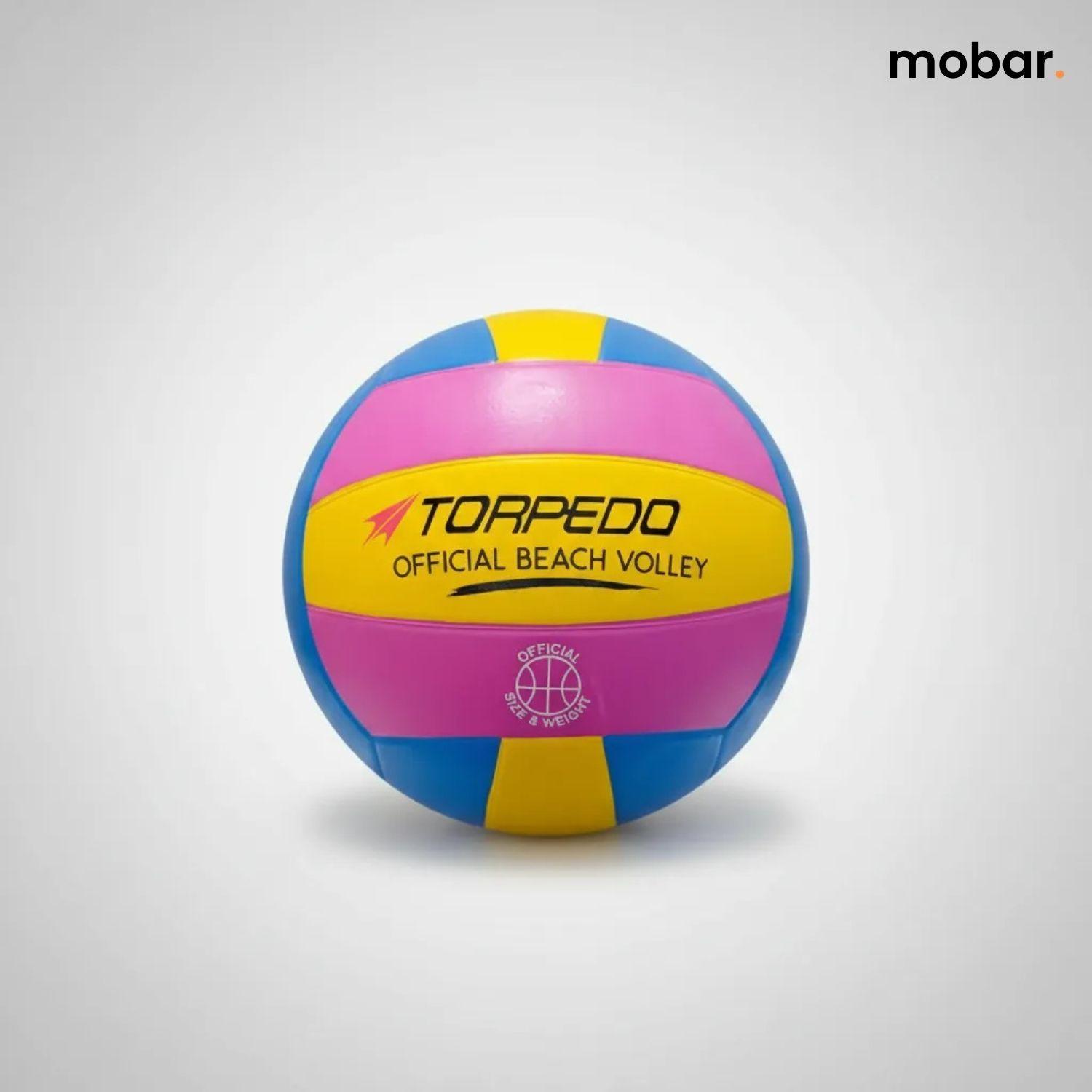 Balon Voleibol Playa Beach Volley N 5 Fucsia Torpedo Tama o y Peso Oficial-5