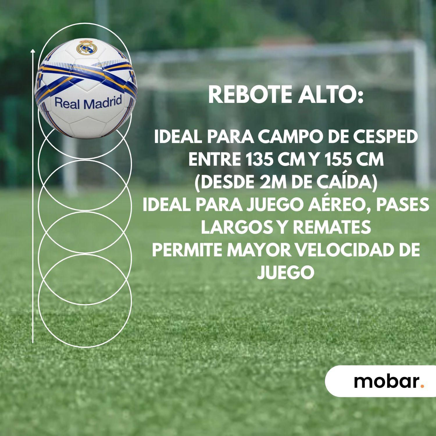 Balon Futbol Pelota Futbol T5 Real Madrid Drb Bote Alto Camp-2