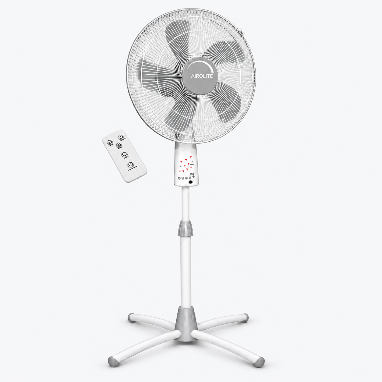 Ventilador Pedestal Pie Silencioso 16 C/r  V16p6r Airolite-5
