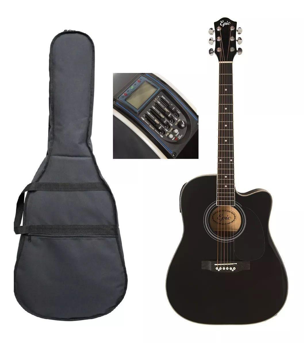 Guitarra Electroacustica Cutaway Epic Abeto 21 Trastes Ea41-5