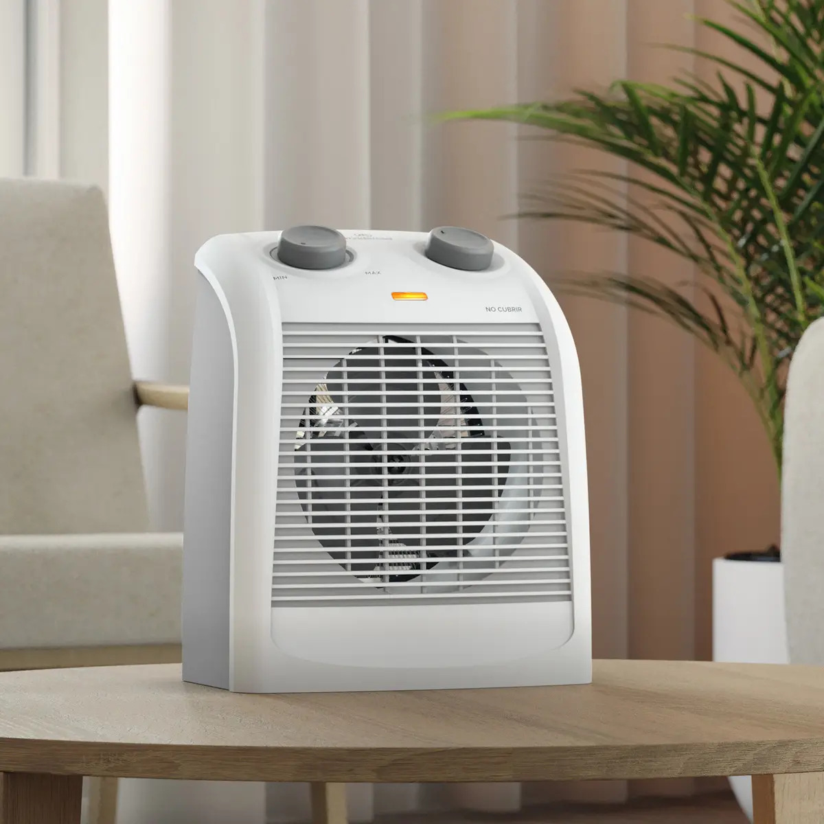 Termoventilador Calefactor Electrico Mademsa Tv1000 Hasta 20m2 2000w-0