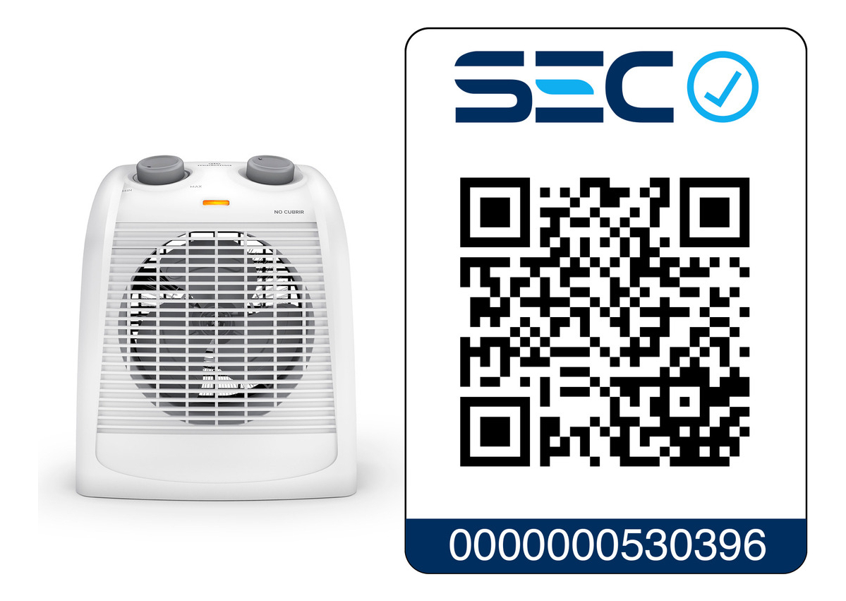Termoventilador Calefactor Electrico Mademsa Tv1000 Hasta 20m2 2000w-6