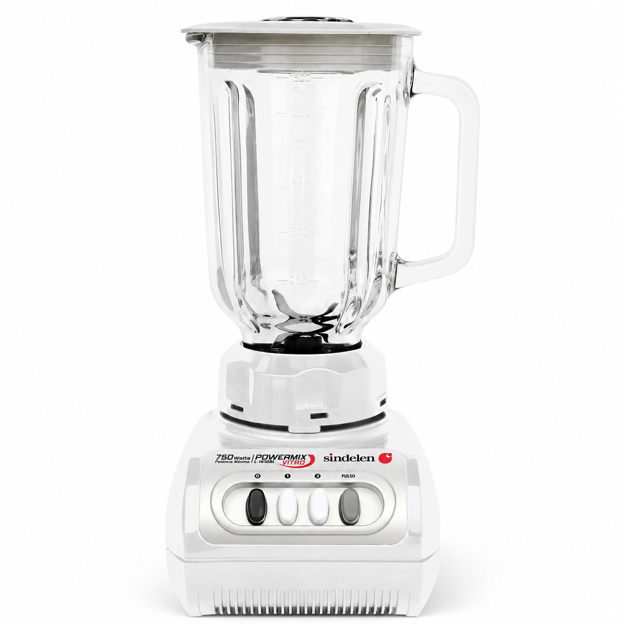 Licuadora Juguera Sindelen L-1610BL Jarro Vidrio 1,5lt 750w-5