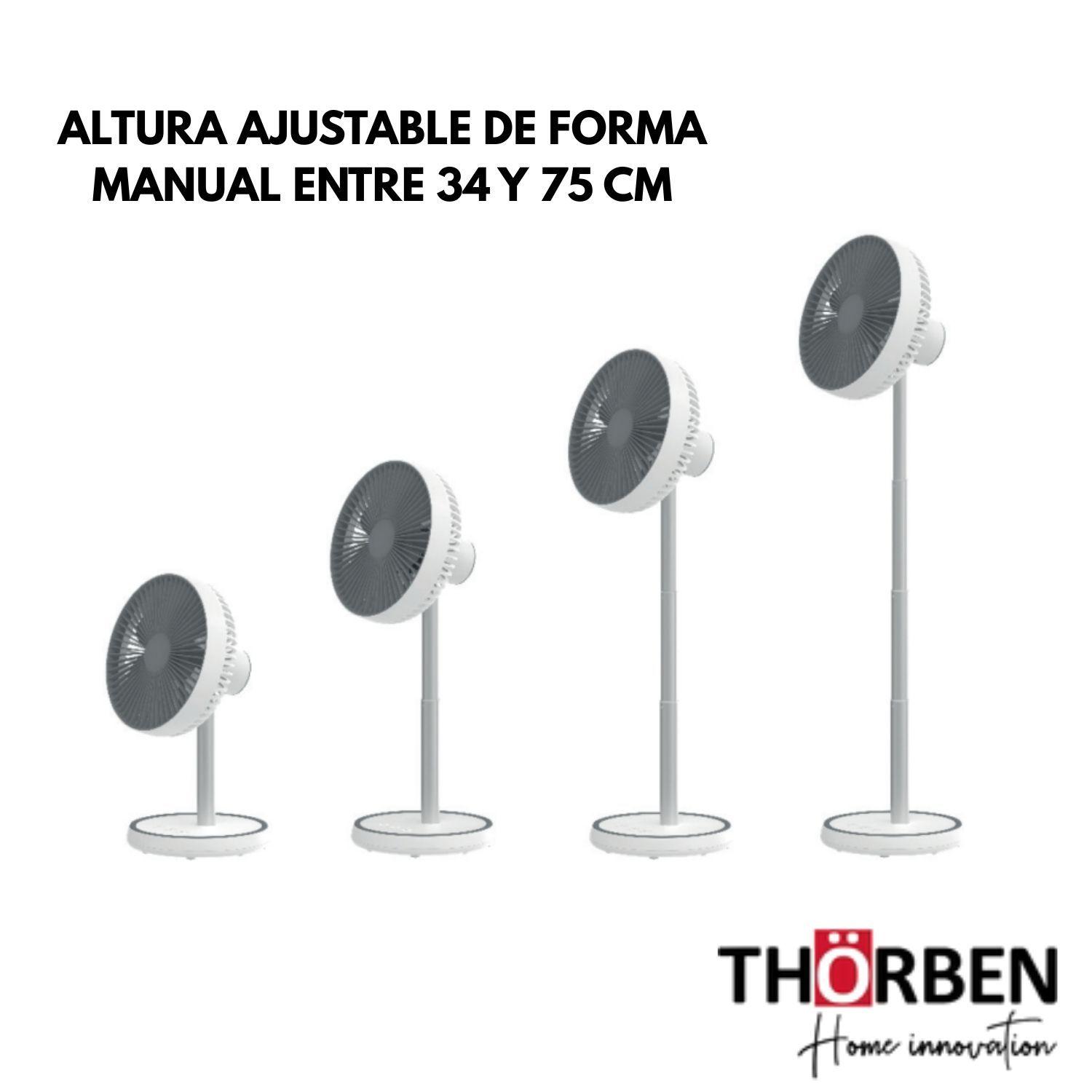 Ventilador Pedestal Pie Silencioso Thorben Thor Expand Ifan-7
