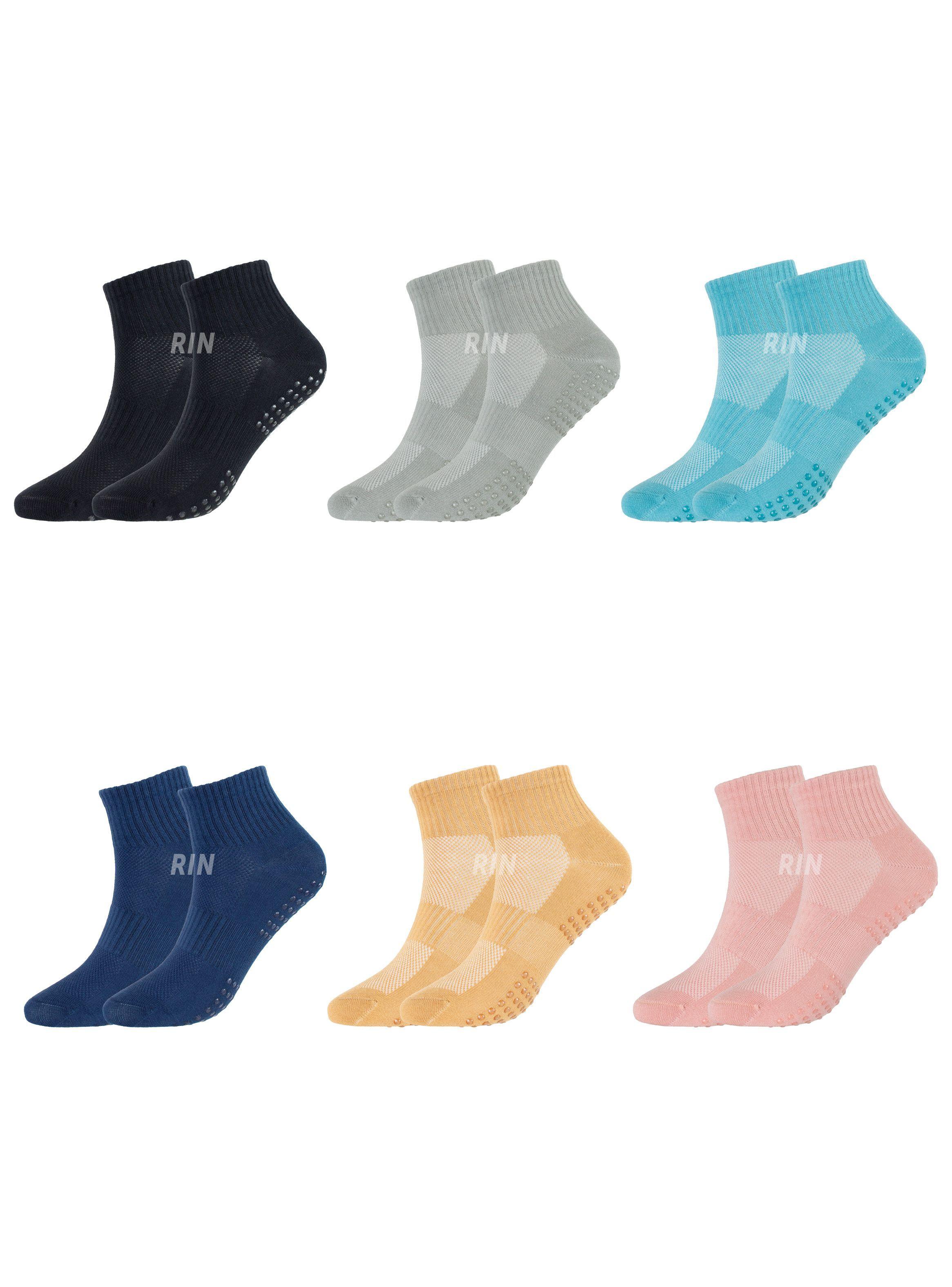 Calcetin Mujer Antideslizante Algodon Sin Costuras 3 Pares-2